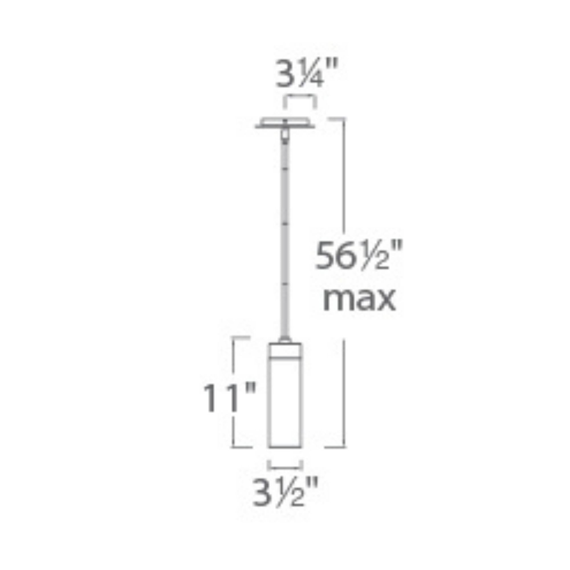 Elementum 11" LED Pendant, Satin Nickel Finish