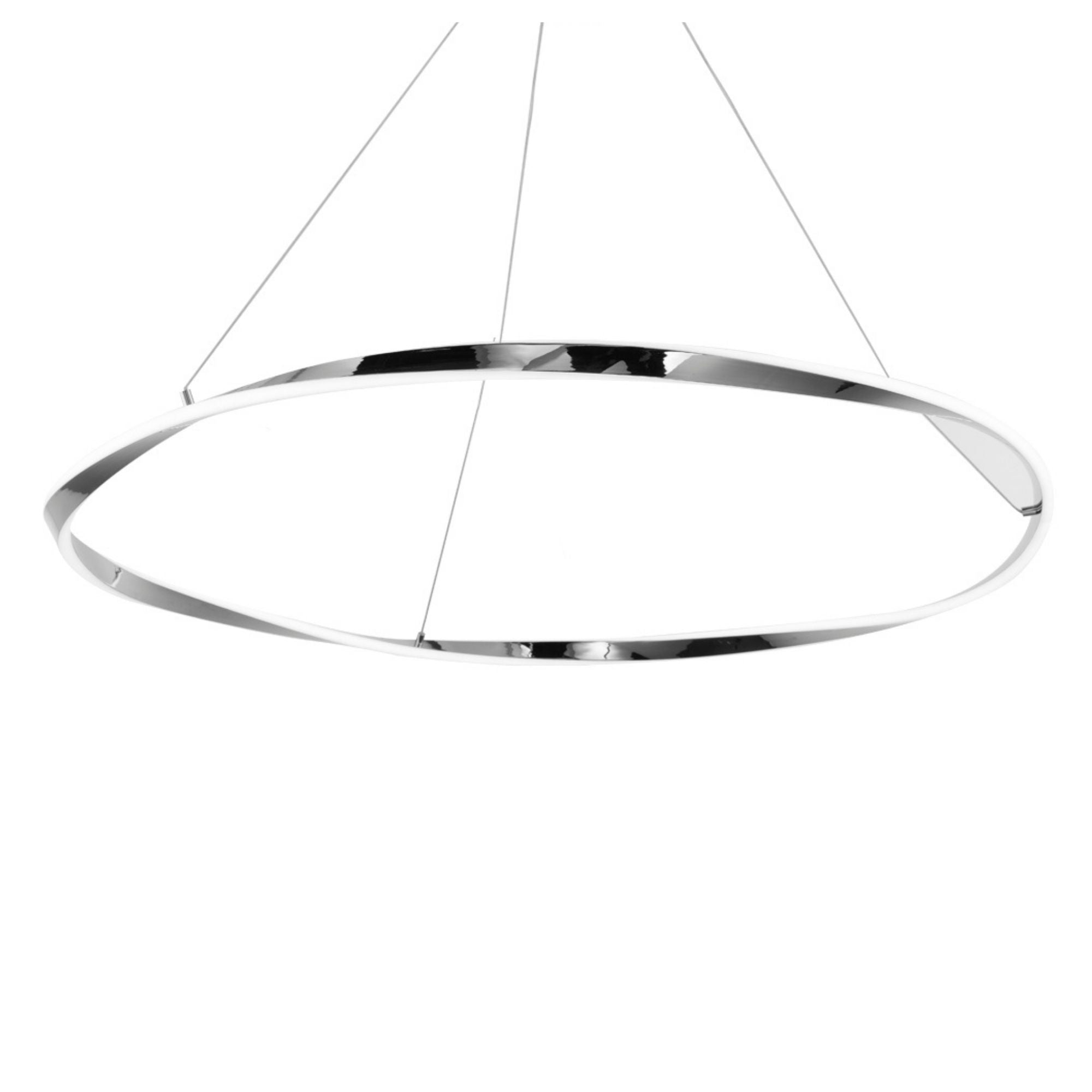 Eternal 42" LED Pendant, Chrome Finish
