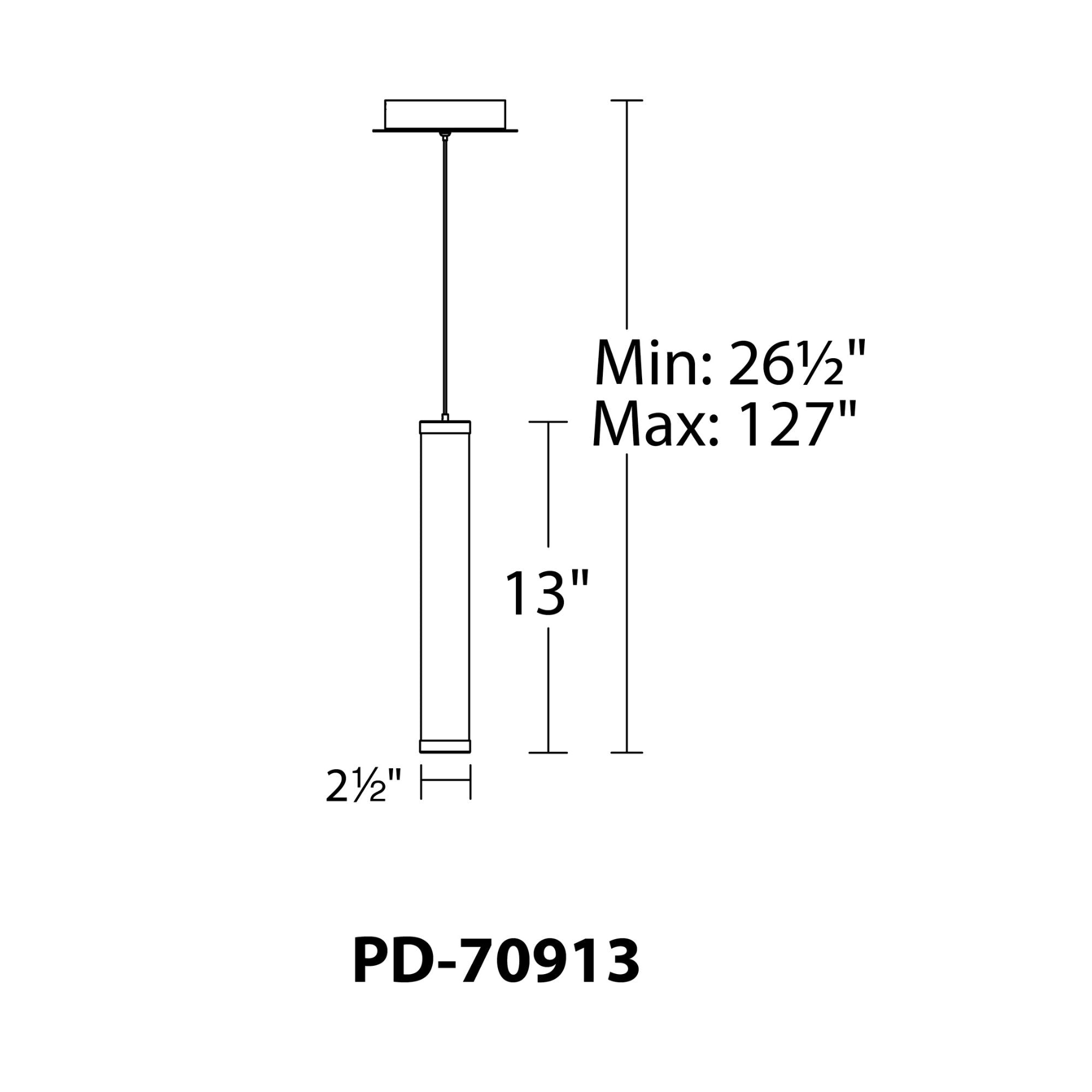 Flare 13 in. LED Pendant Light Nickel Finish