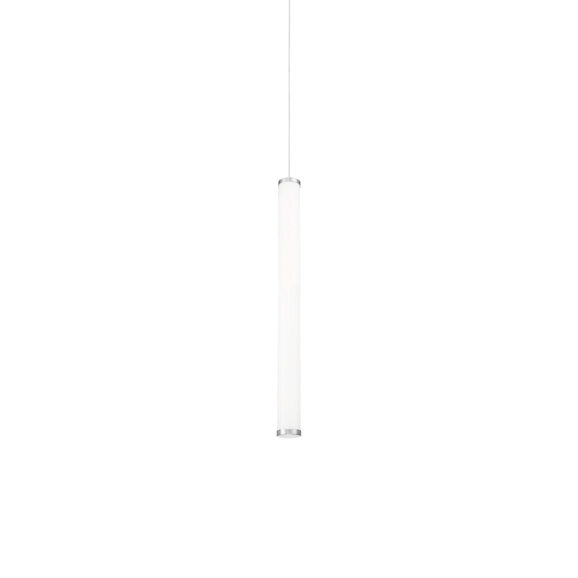 Flare 25 in. LED Pendant Light Nickel Finish