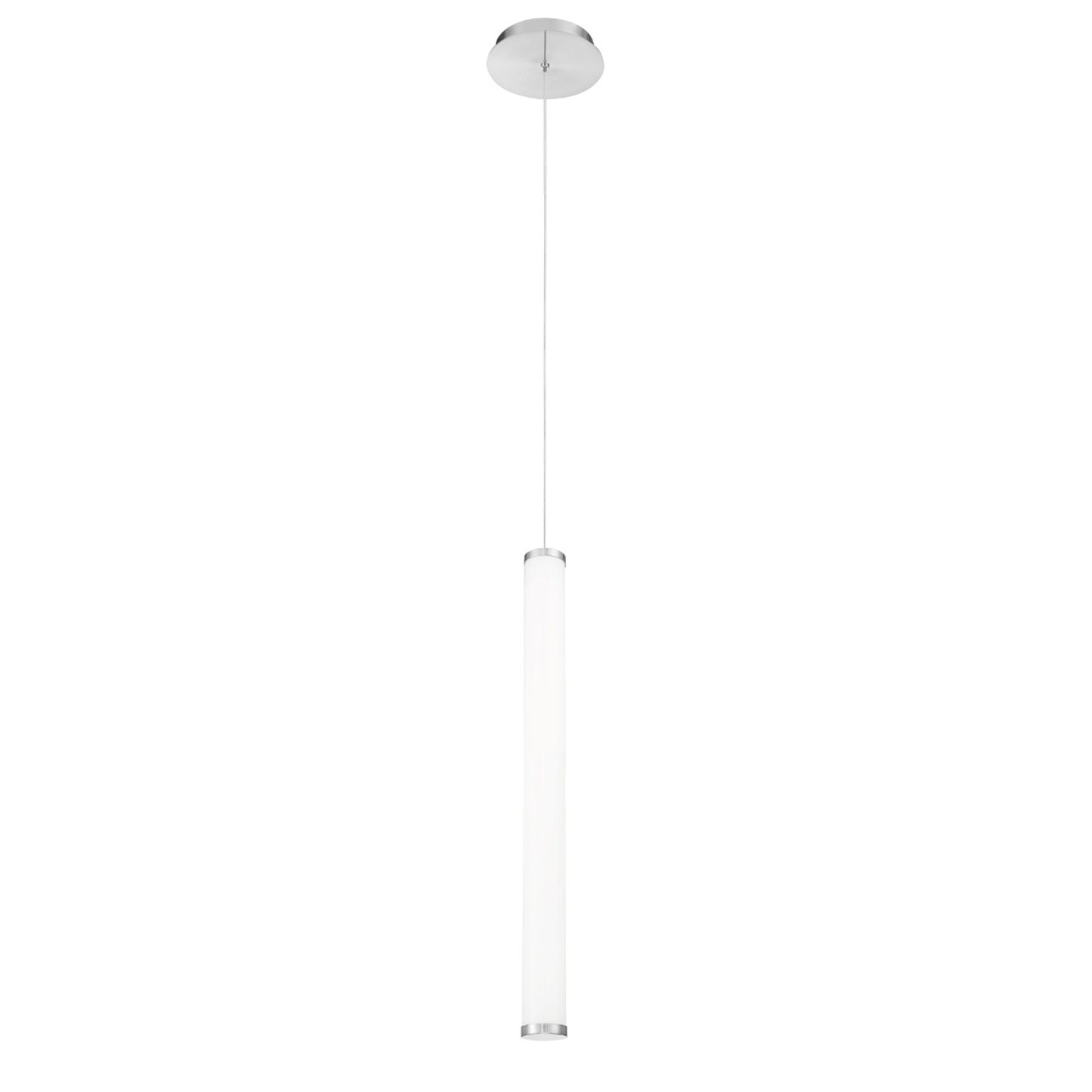 Flare 25" LED Pendant, Brushed Nickel Finish - Bees Lighting
