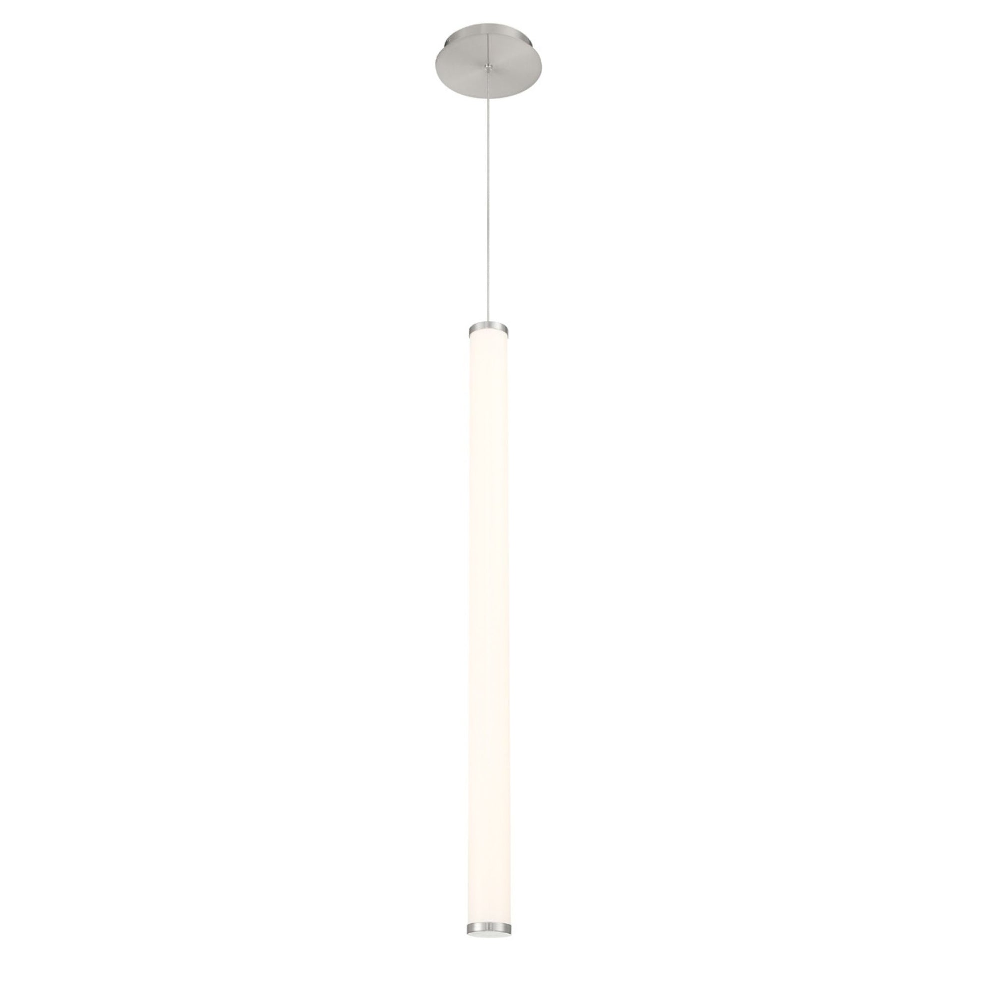 Flare 37" LED Pendant, Brushed Nickel Finish - Bees Lighting