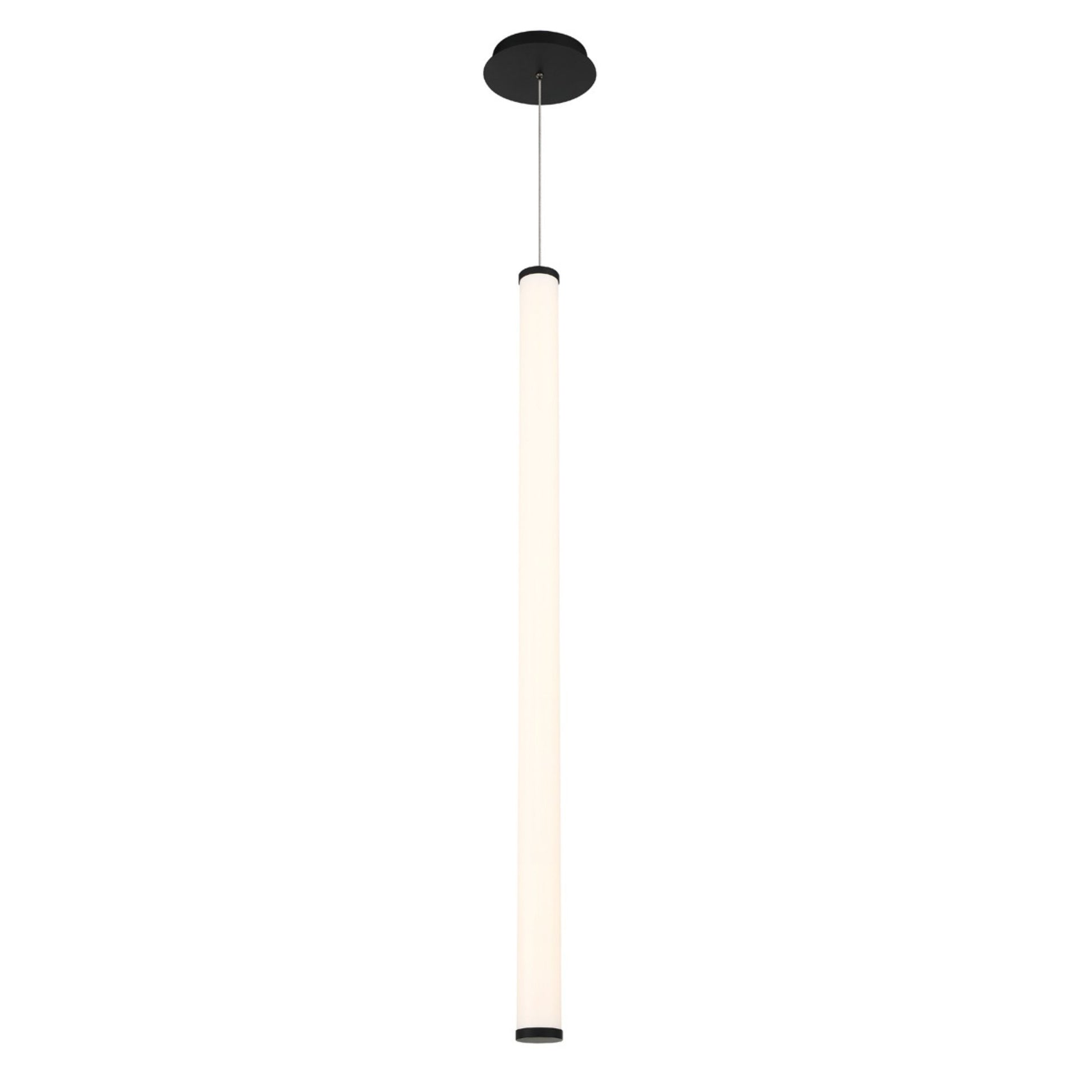 Flare 45" LED Pendant, Black Finish - Bees Lighting