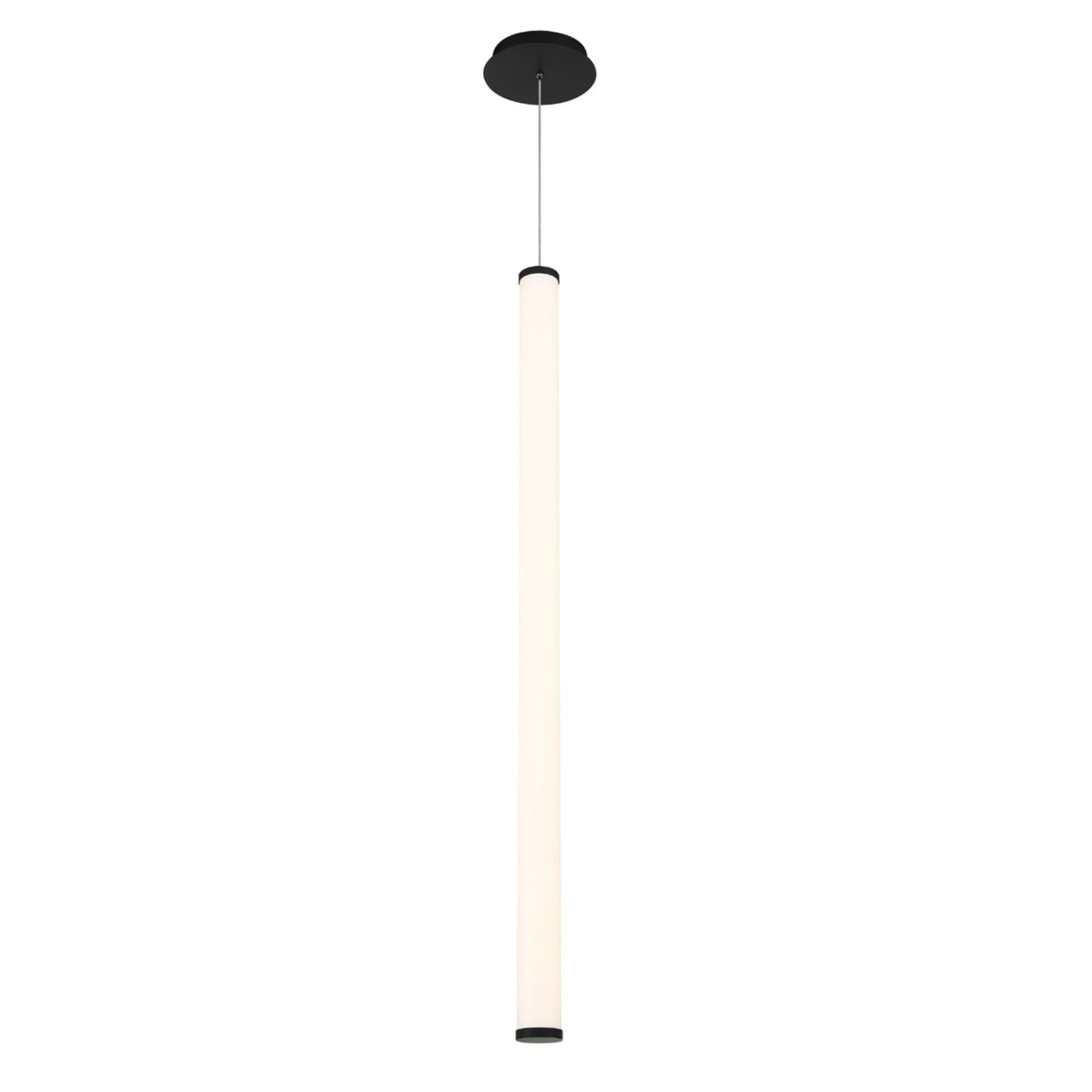 Flare 45" LED Pendant, Black Finish - Bees Lighting
