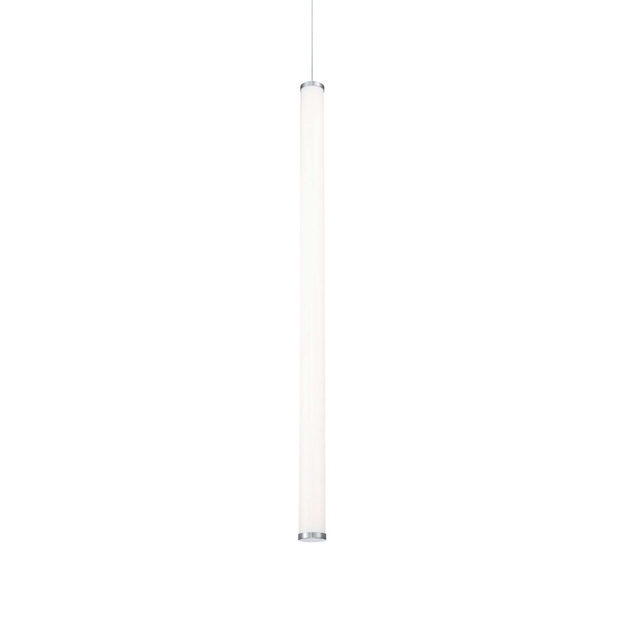 Flare 45 in. LED Pendant Light Nickel Finish