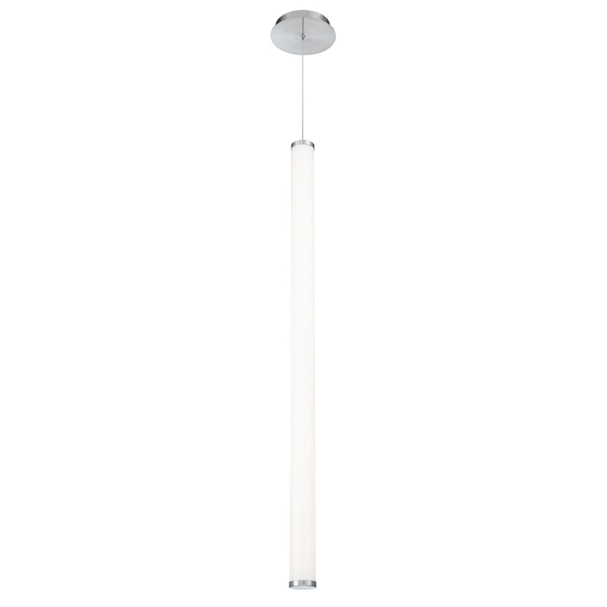 Flare 45 in. LED Pendant Light Nickel Finish