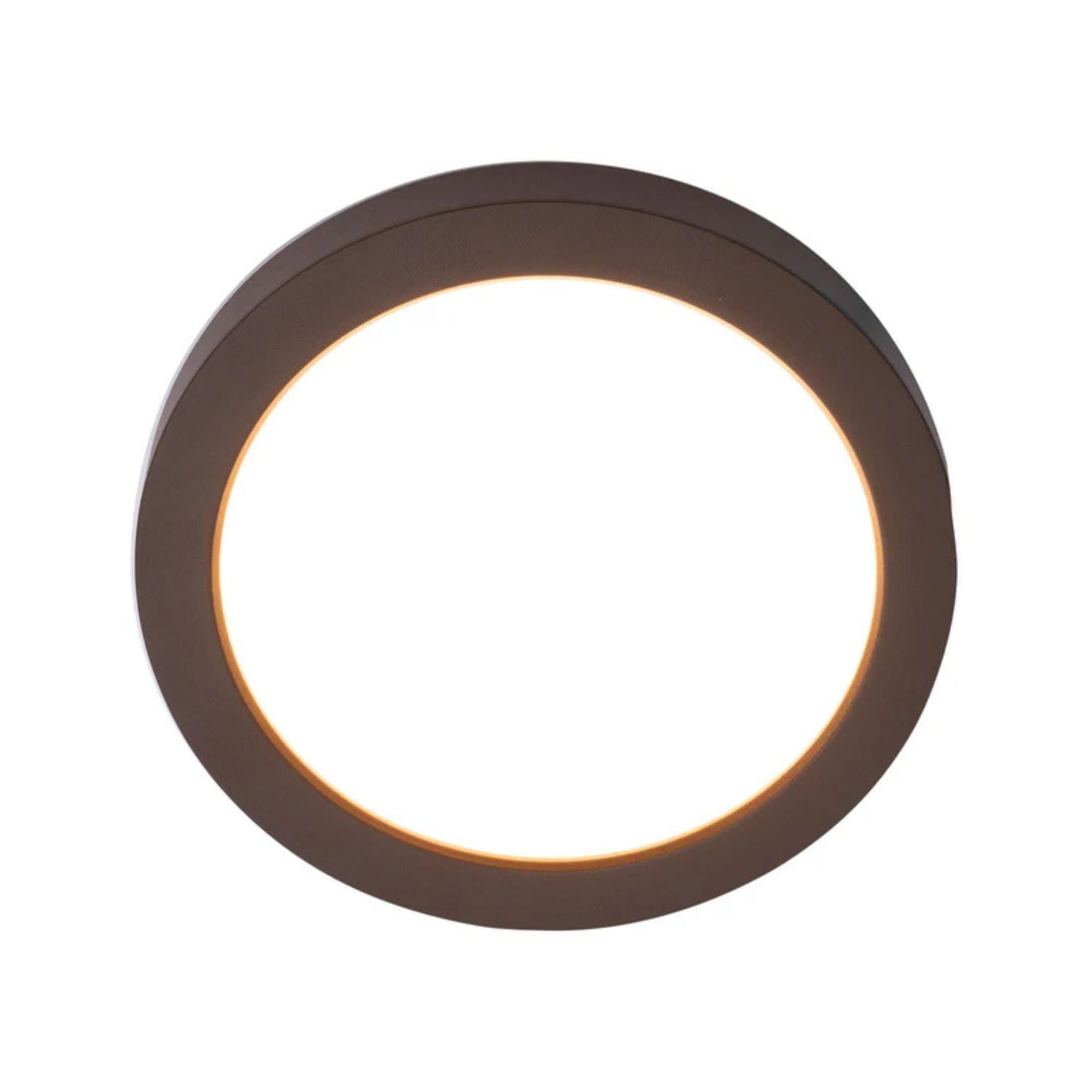 5 in. LED Outdoor Flush Mount 3000K Bronze Finish