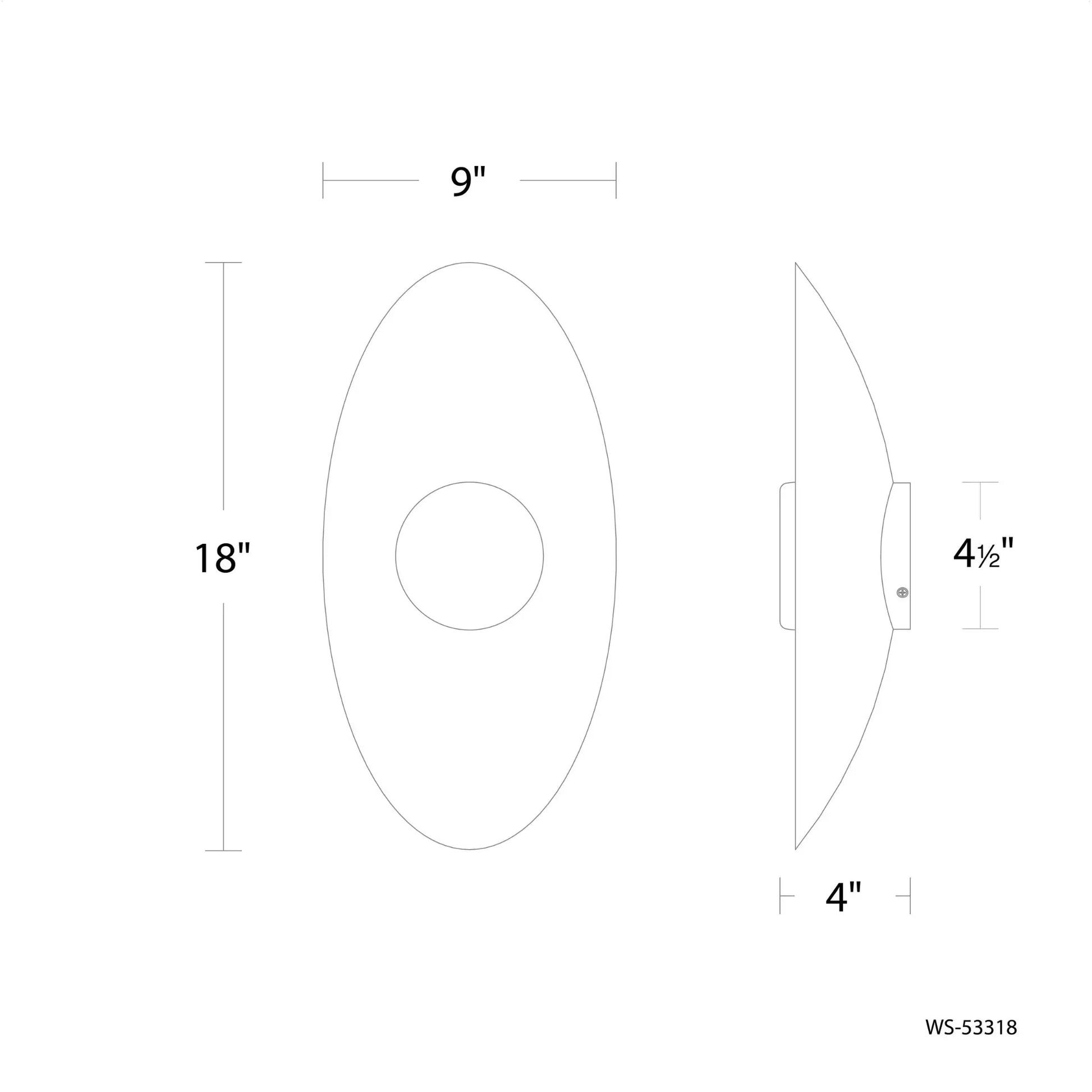 Glamour 18" LED Bath, 3CCT, Black Finish - Bees Lighting