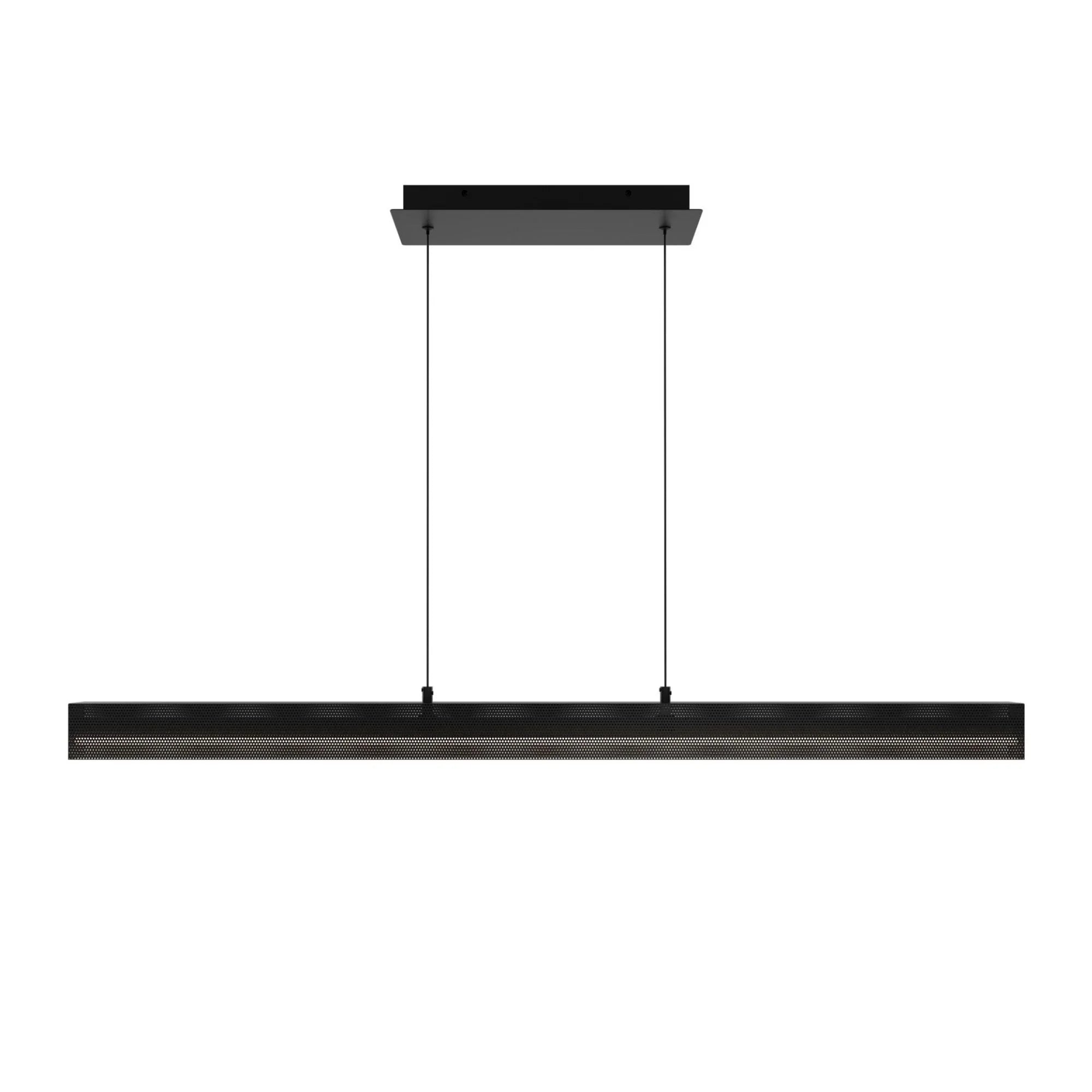 Grille 47" LED Pendant, 4CCT, Black Finish