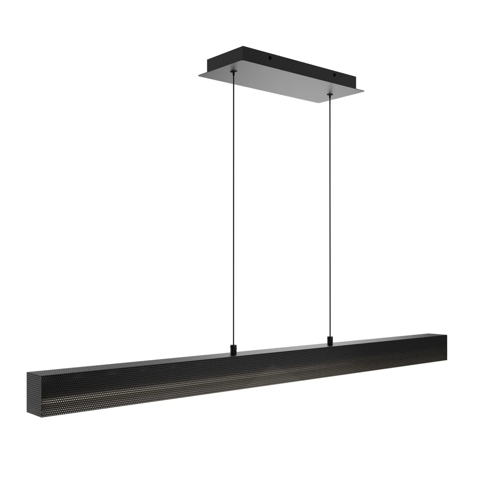 Grille 47" LED Pendant, 4CCT, Black Finish