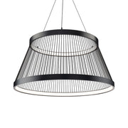 Grohle 31" LED Pendant, 4CCT, Black Finish
