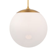 WAC Honeymooner 15" LED Pendant, Aged Brass Finish