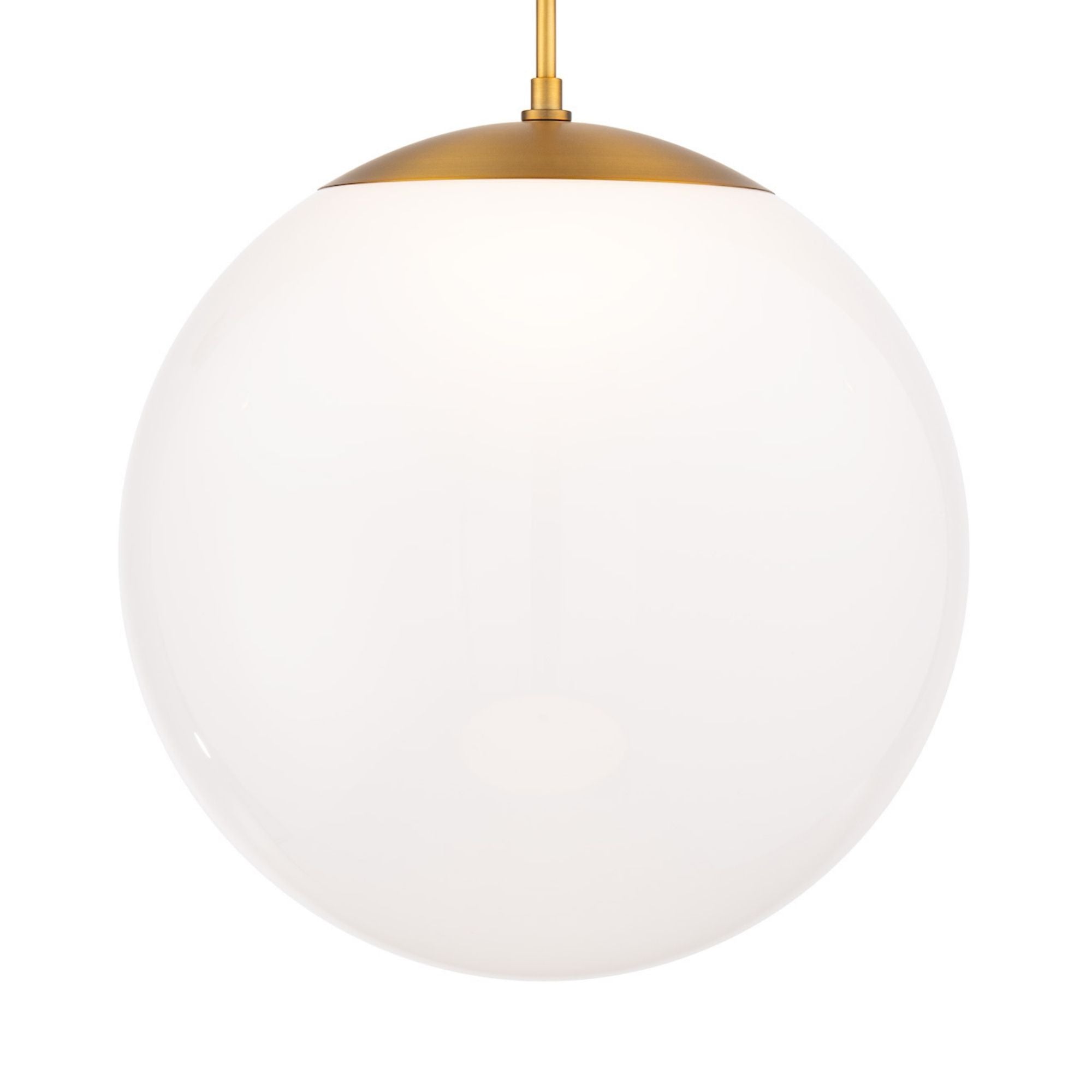WAC Honeymooner 21" LED Pendant, Aged Brass Finish