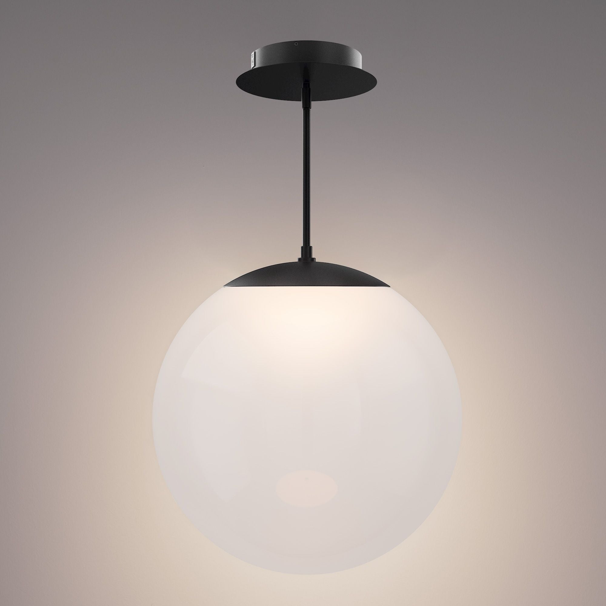 WAC Honeymooner 21" LED Pendant, Black Finish