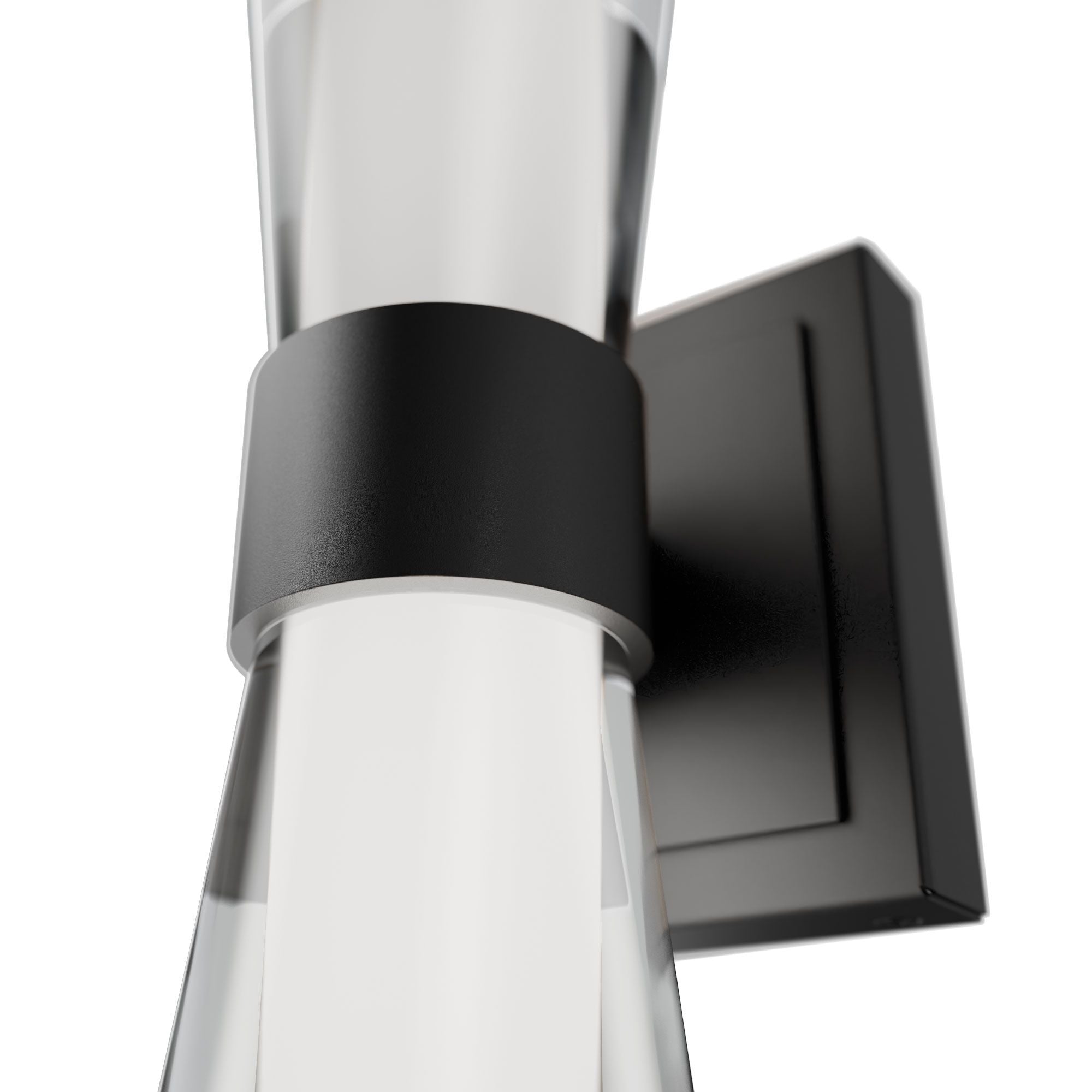 Hourglass 10" LED Wall Sconce, 4CCT, Black Finish