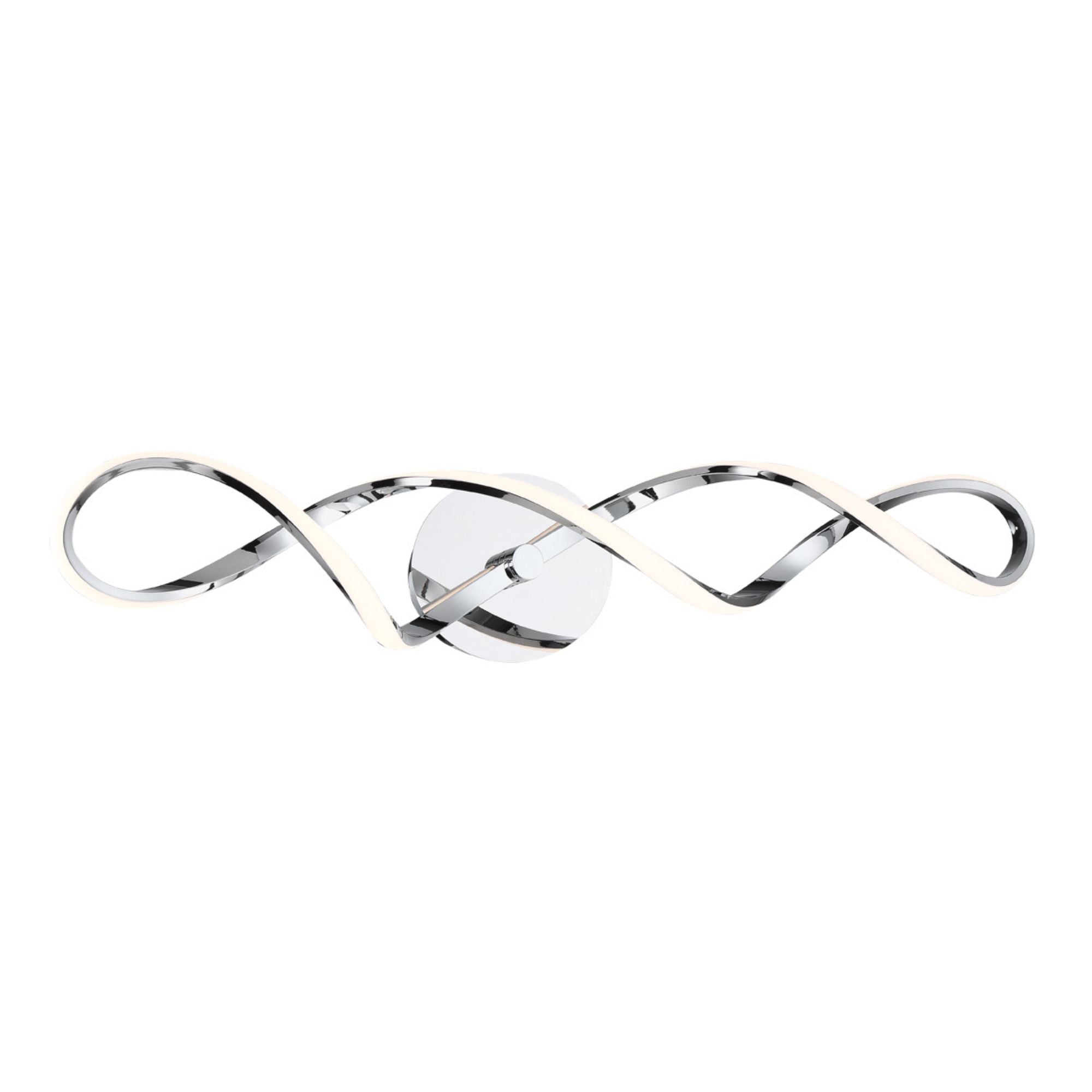 Interlace 38 in. LED Bath Bar 1637 Lumens 3000K Chrome Finish