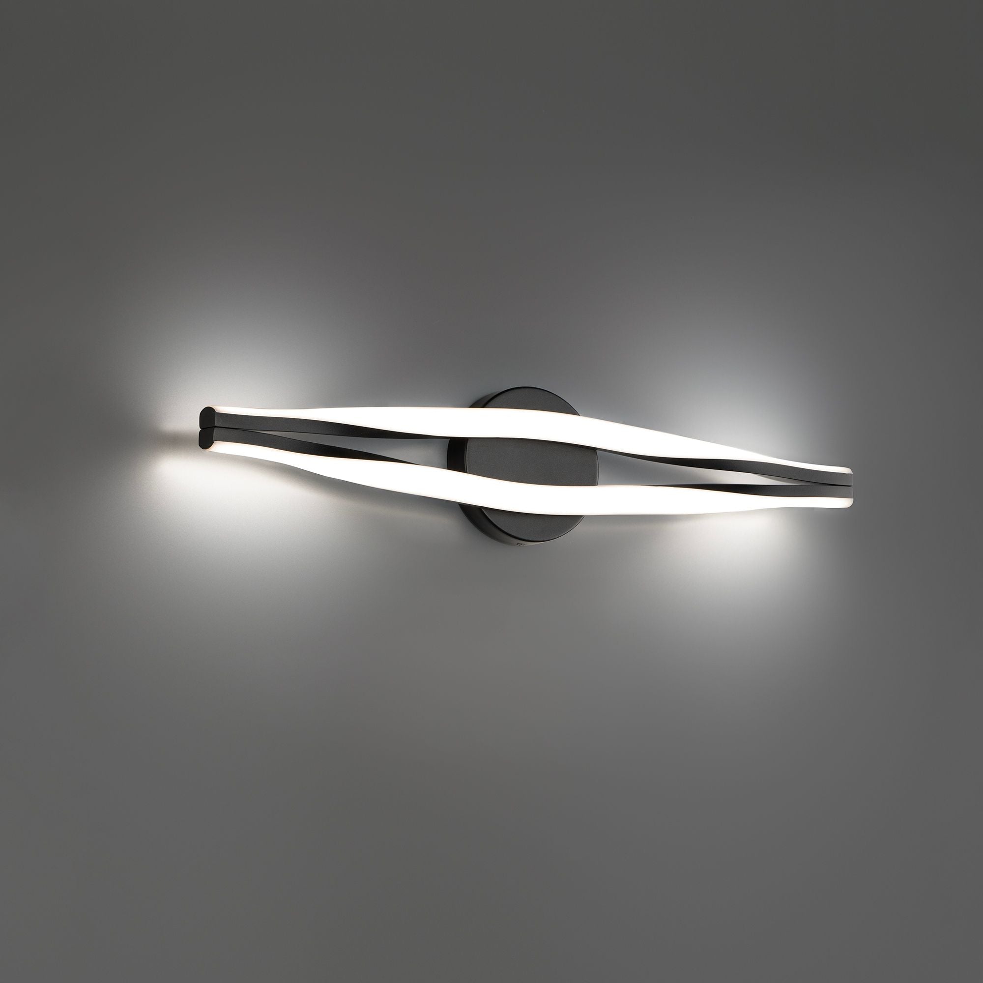 Jagger 26" LED Bath Vanity, 4CCT, Black Finish