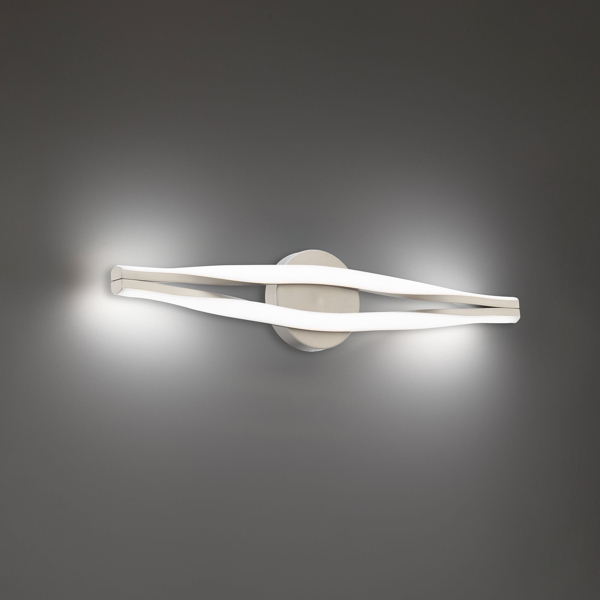 Jagger 26" LED Bath Vanity, 4CCT, Brushed Nickel Finish
