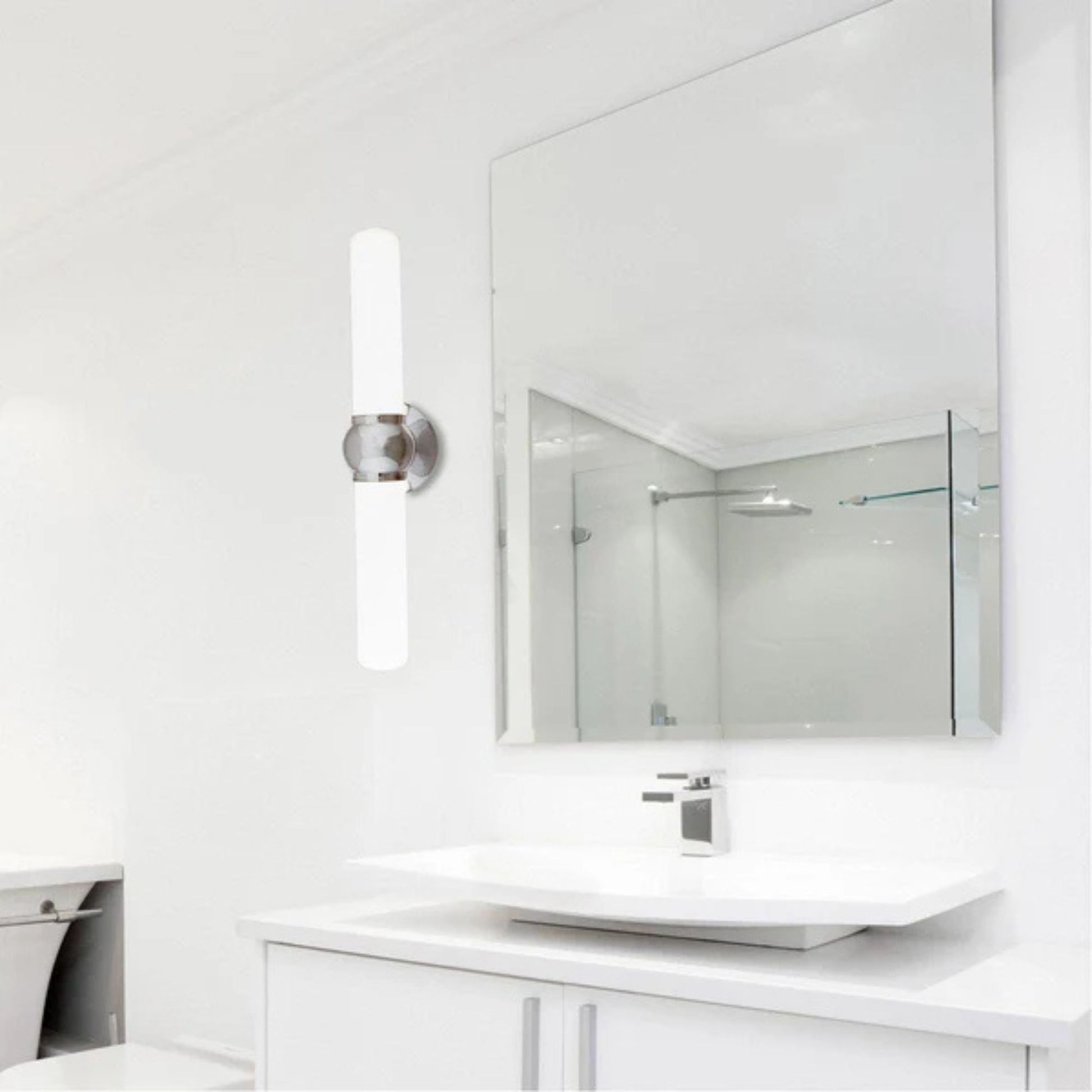 Juliet 20 in. LED Bath Bar 1439 Lumens 3000K Nickel Finish - Bees Lighting