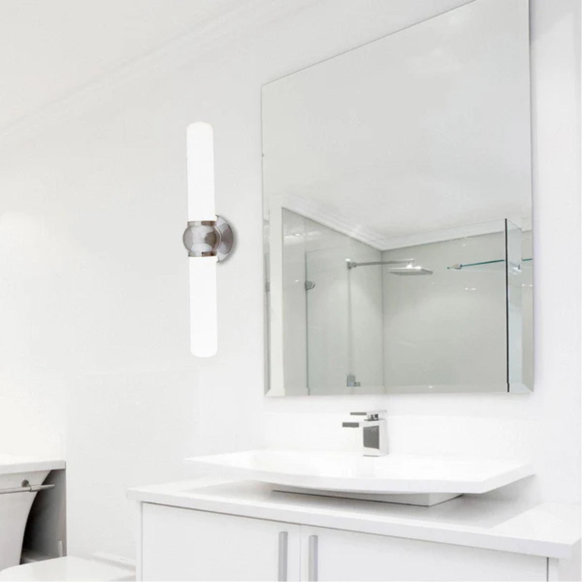 Juliet 20 in. LED Bath Bar 1439 Lumens 3000K Nickel Finish - Bees Lighting