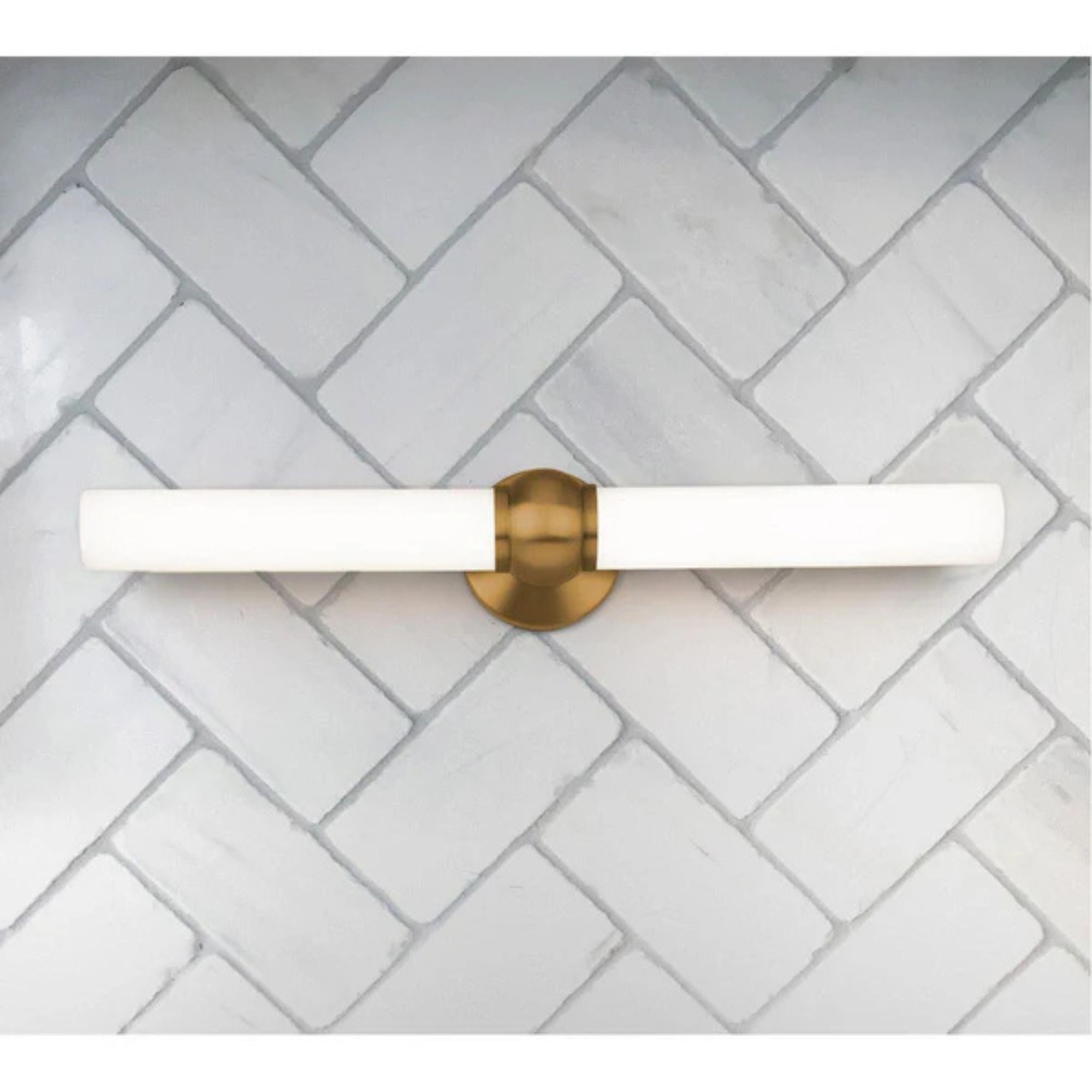 Juliet 27 in. LED Bath Bar 1983 Lumens 3000K Brass Finish