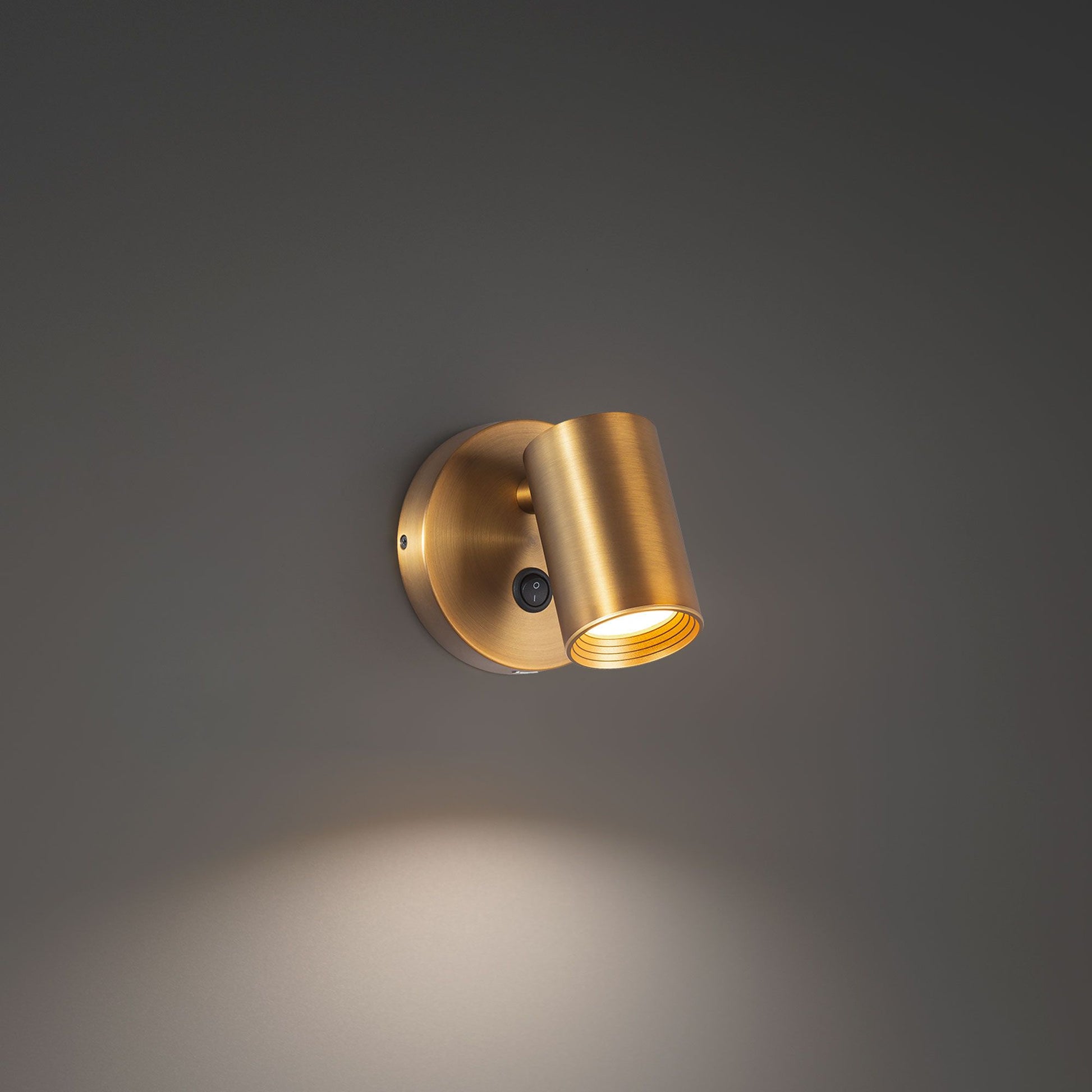 Kepler 5" LED Swing Arm, Aged Brass Finish - Bees Lighting
