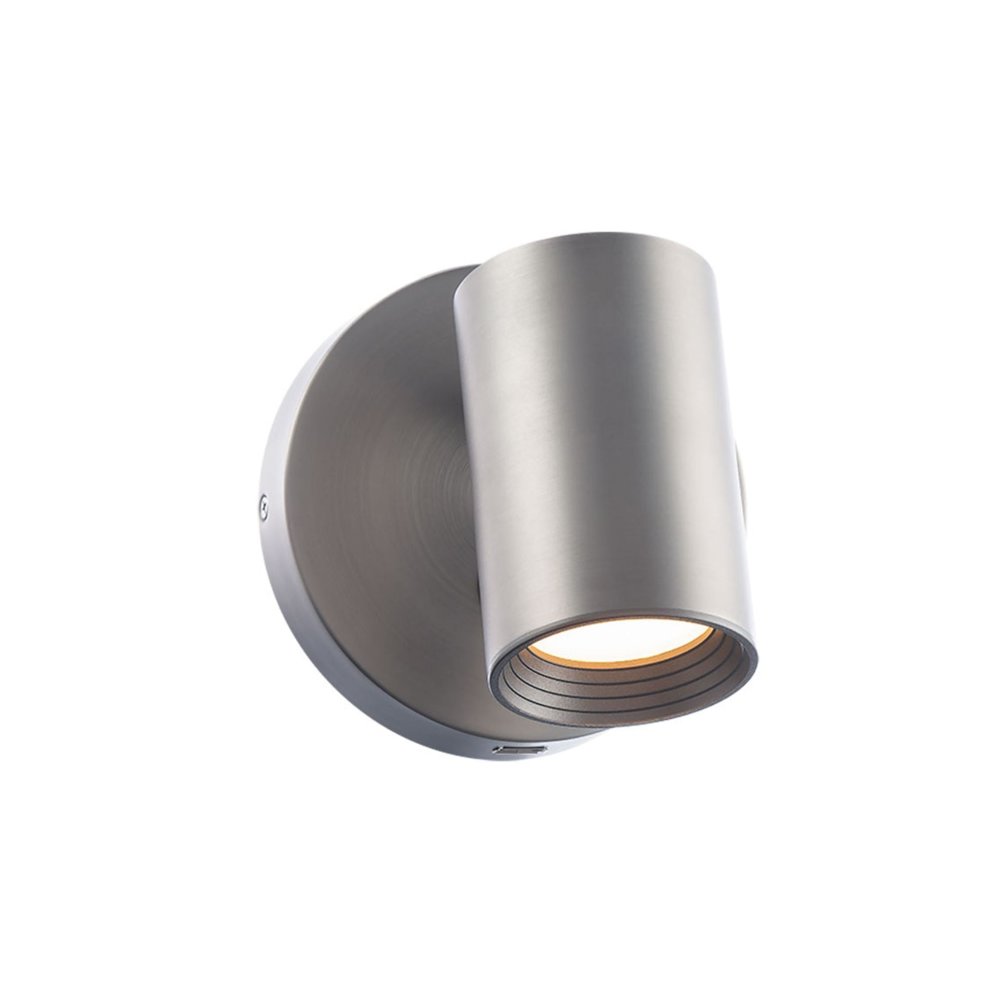 Kepler 5 in. LED Swing Arm Wall Sconce 3000K Brushed Nickel finish
