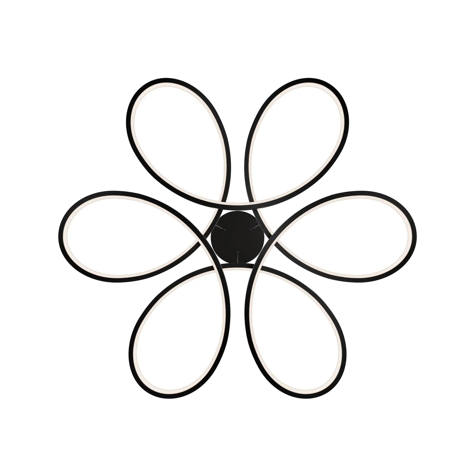 Klover 32" LED Pendant, 4CCT, Black Finish