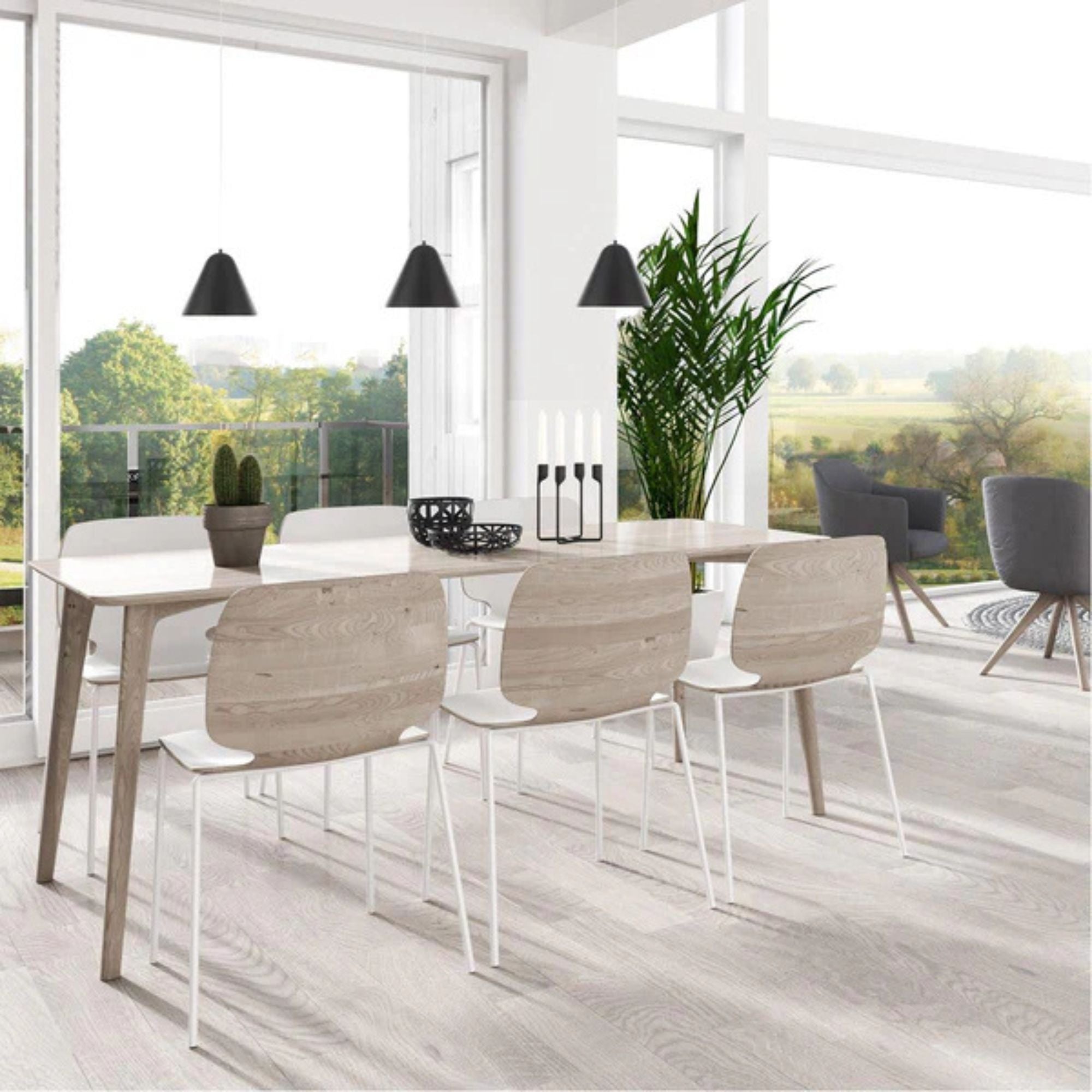 Kone 6 in. LED Pendant Light Nickel Finish