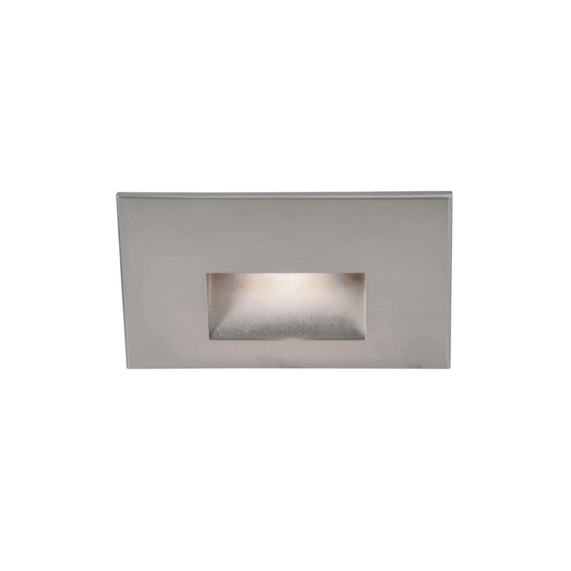 5" Wide LED Step and Wall Light, Stainless Steel Finish, Amber
