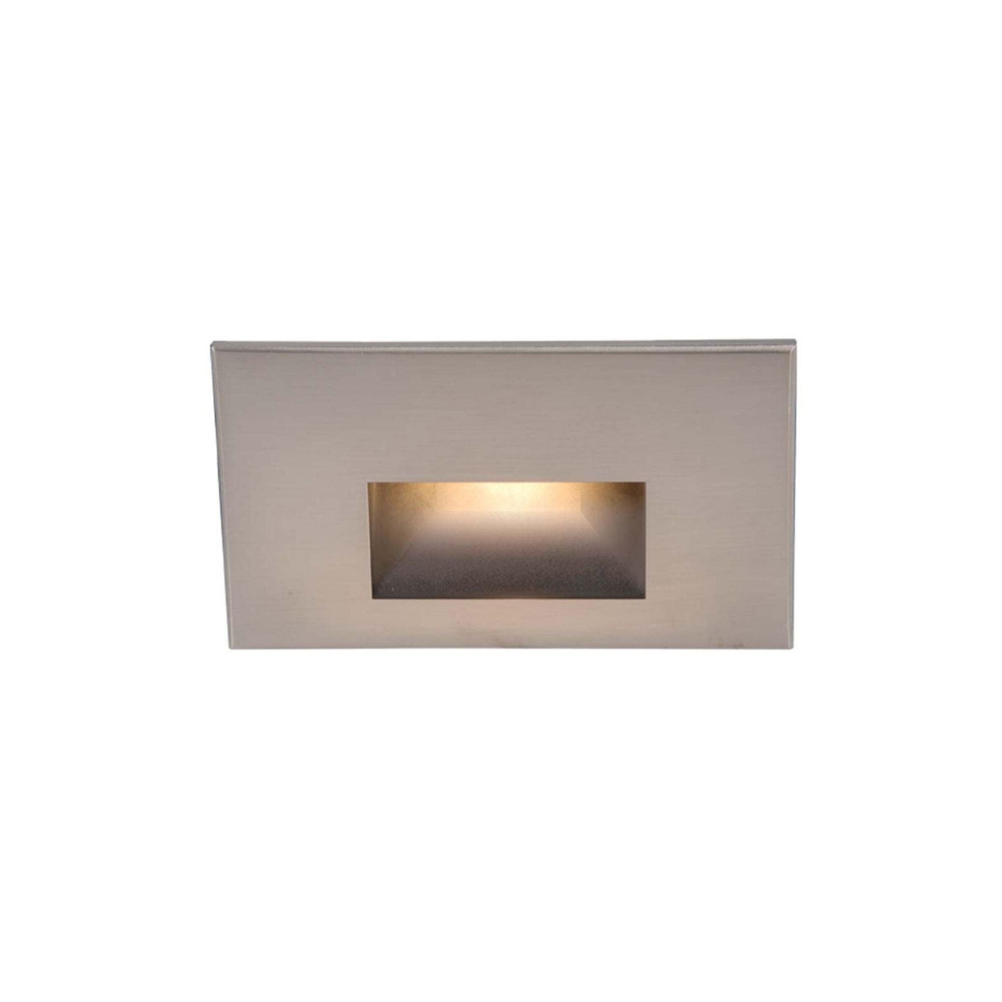 5" Wide LED Step and Wall Light, Brushed Nickel Finish, 3000K