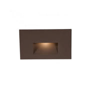 5" Wide LED Step and Wall Light, Bronze on Aluminum Finish, 3000K