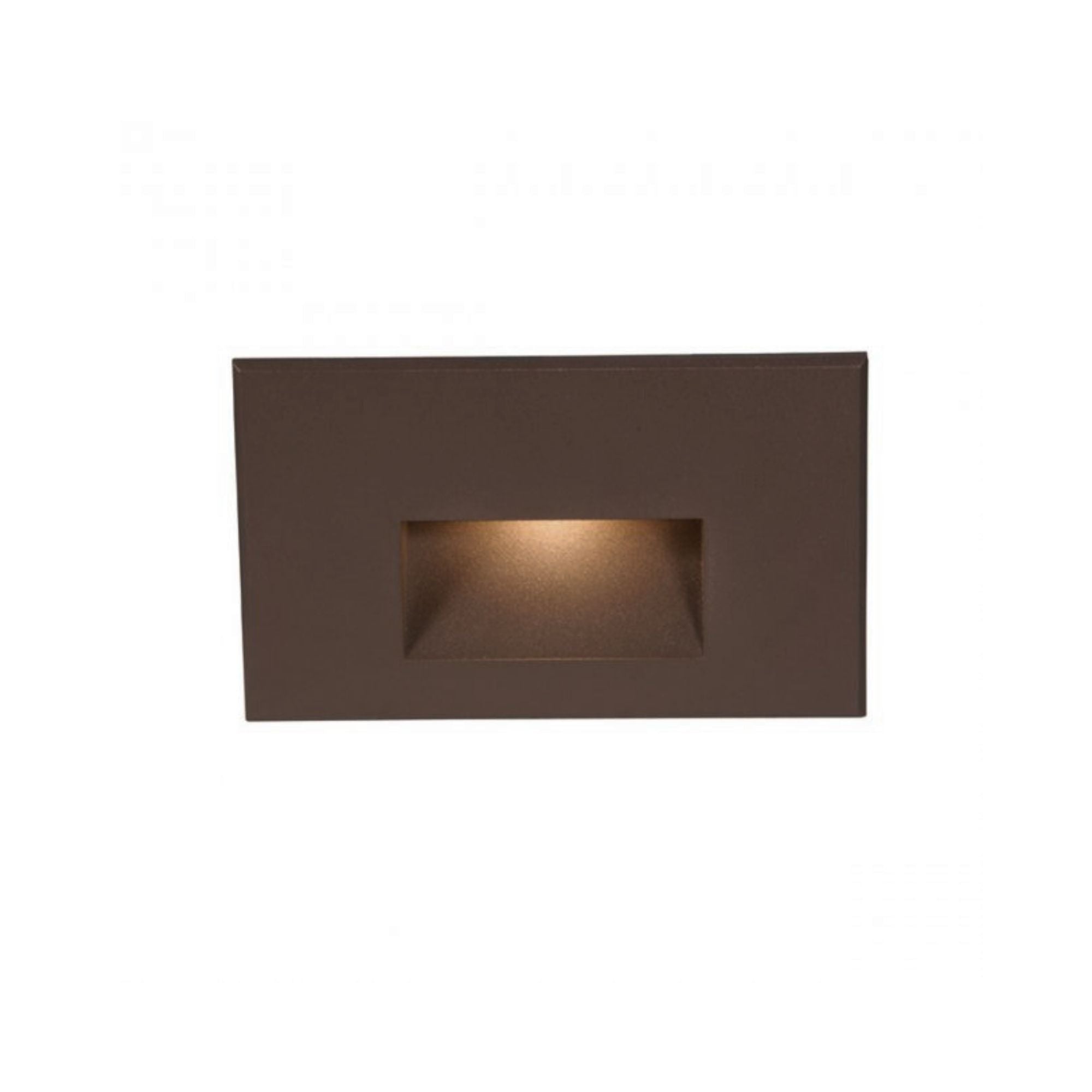 5" Wide LED Step and Wall Light, Bronze on Aluminum Finish, 3000K