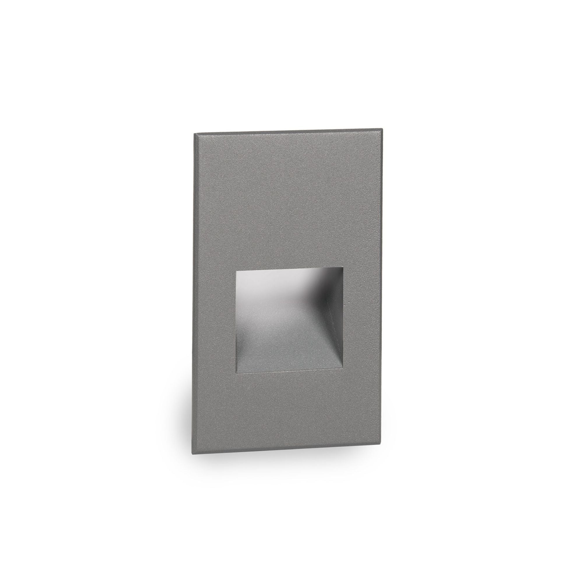 5" High LED Step and Wall Light, Graphite on Aluminum Finish, 2700K