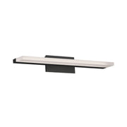 Level 19" LED Bathroom Vanity, Black Finish