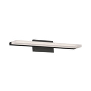 Level 19" LED Bathroom Vanity, Black Finish