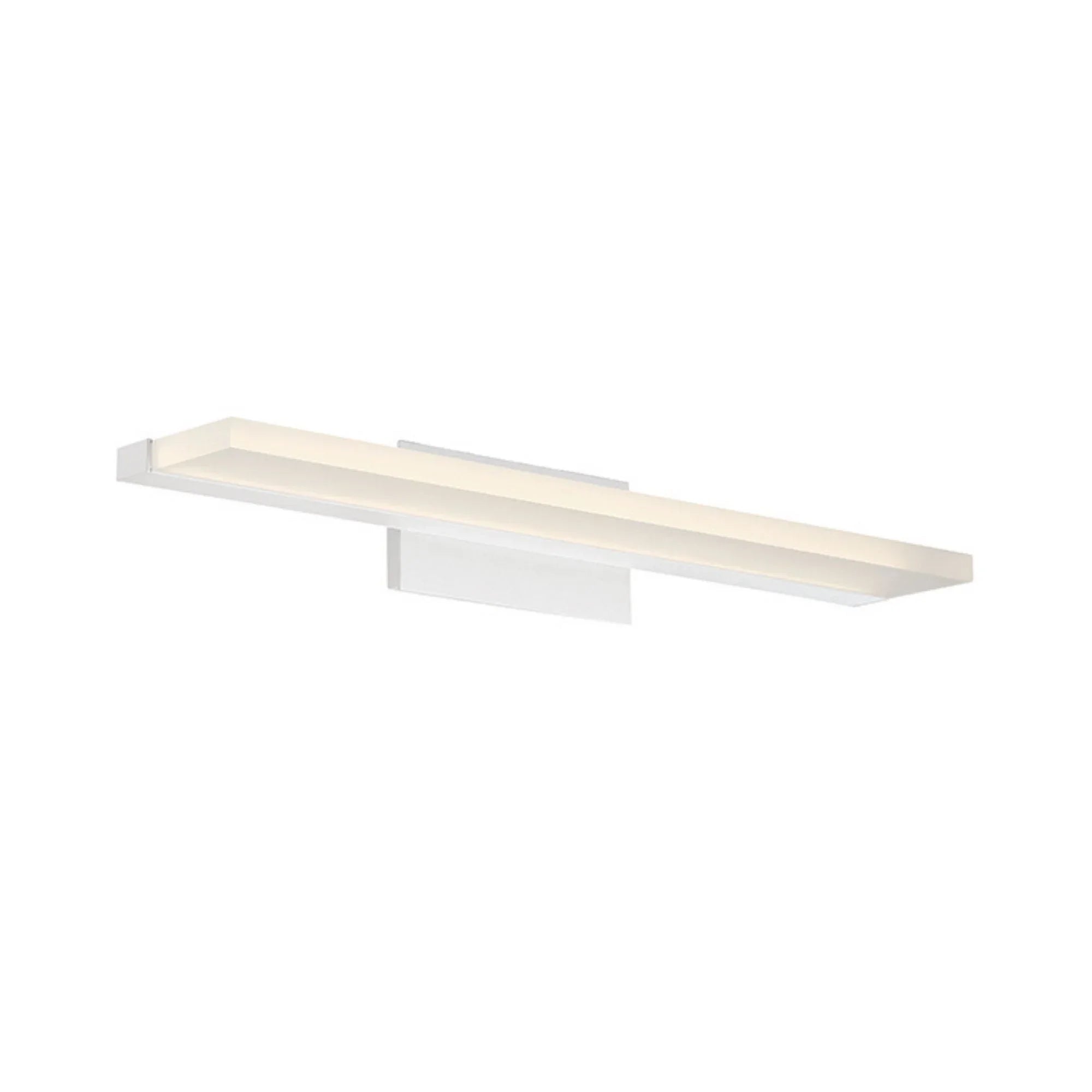 Level 19" LED Bathroom Vanity, White Finish