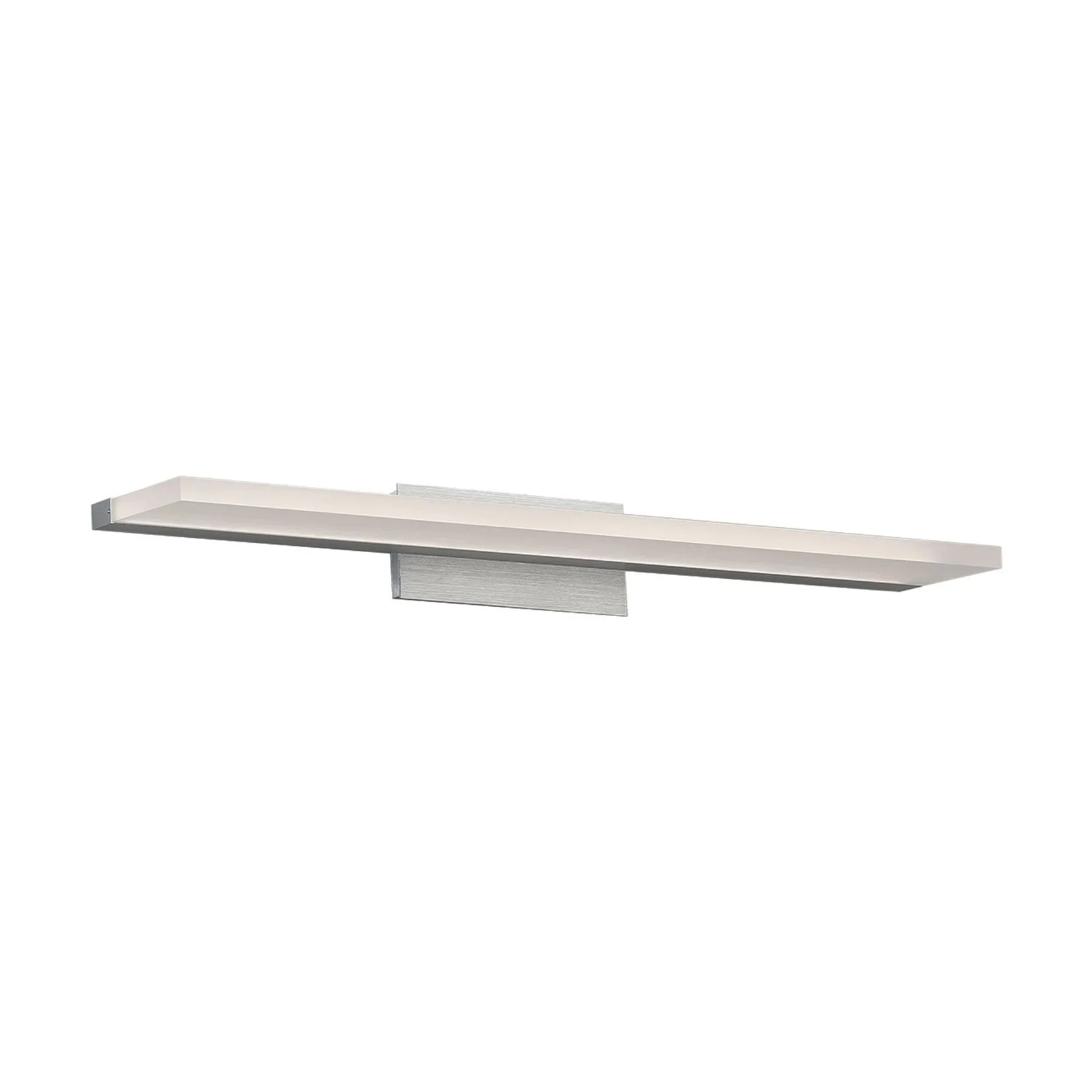 Level 25" LED Bathroom Vanity, Brushed Aluminum Finish
