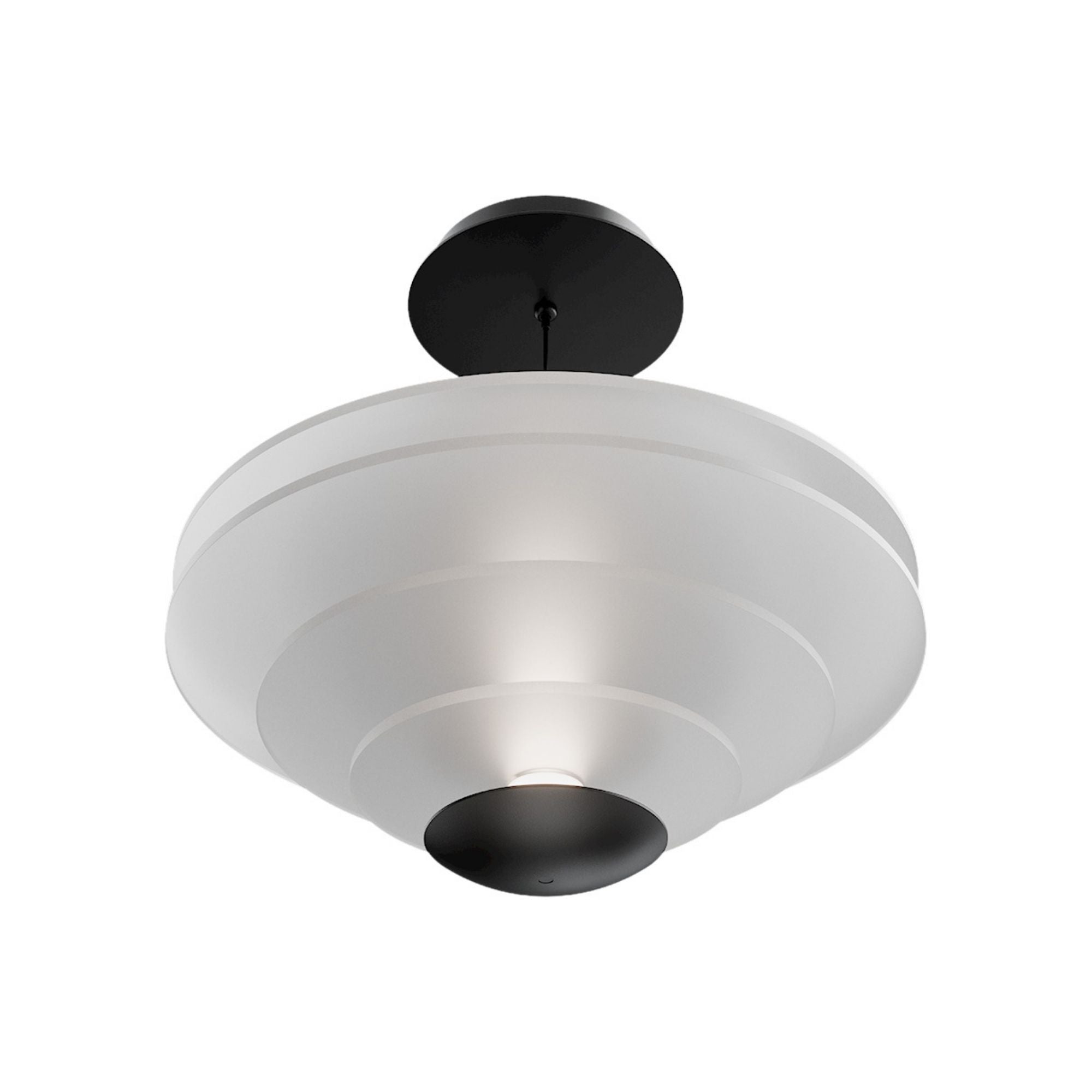 WAC Loopey 14" LED Pendant, 4CCT, Black Finish