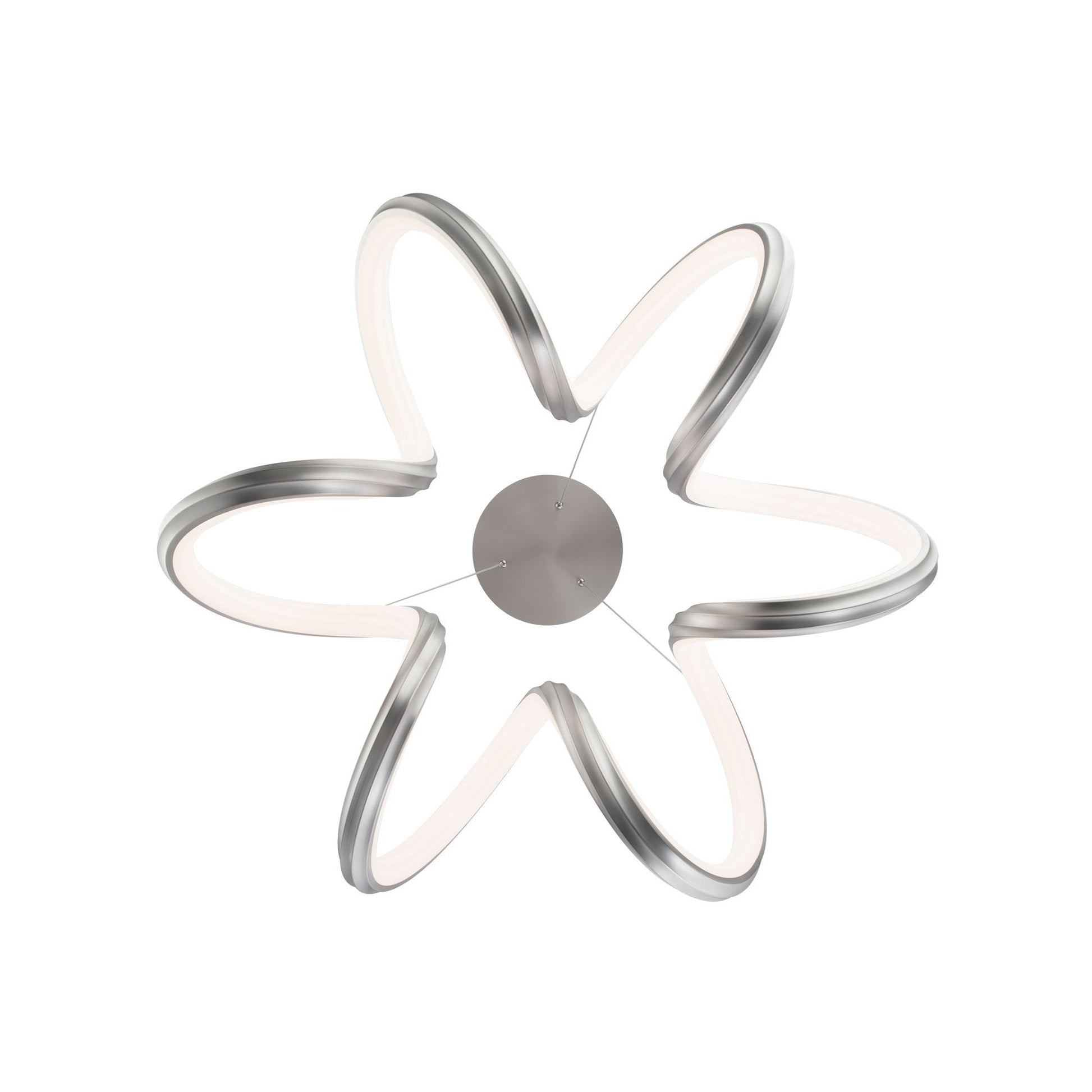 Mamba 26" LED Pendant, Brushed Nickel Finish - Bees Lighting