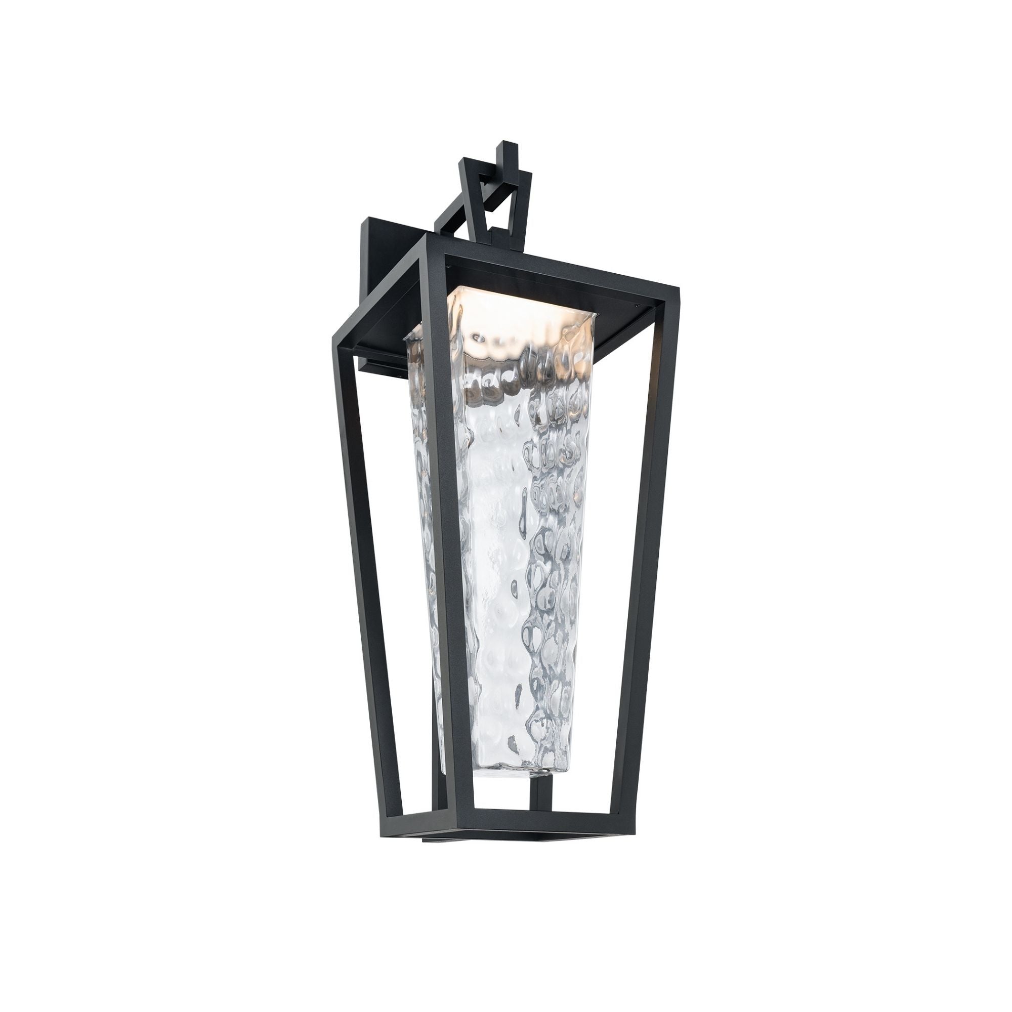 Manchester 25" LED Outdoor Wall Sconce, 4CCT, Black Finish