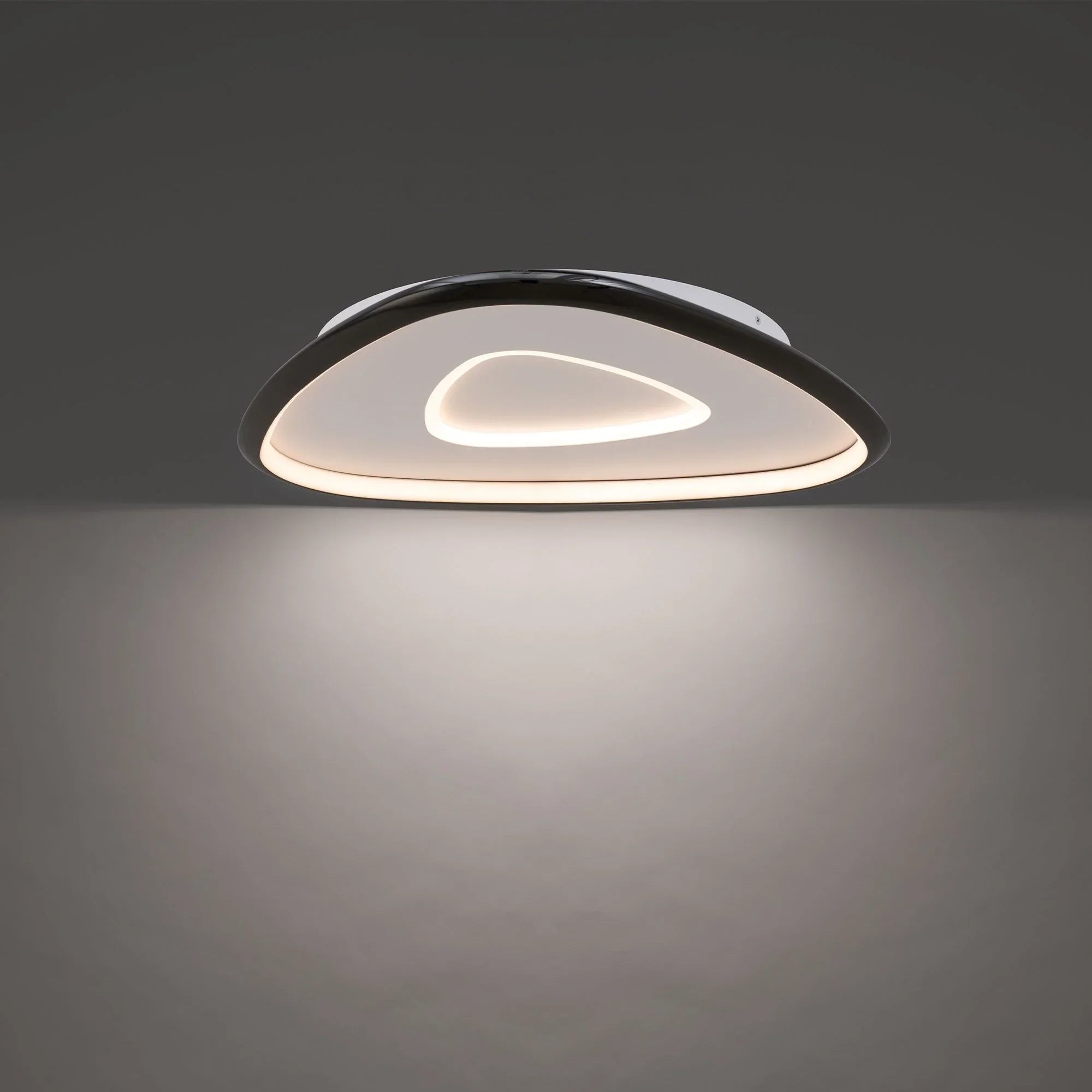 Mandala 24" LED Wall Sconce, 4CCT, Black Chrome Finish