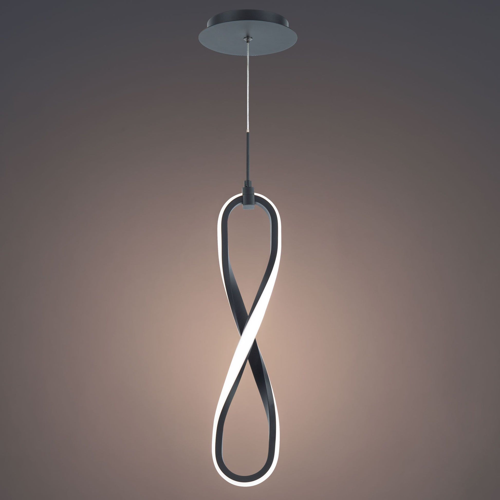 Marise 21" LED Mini Pendant, Black Finish - Bees Lighting