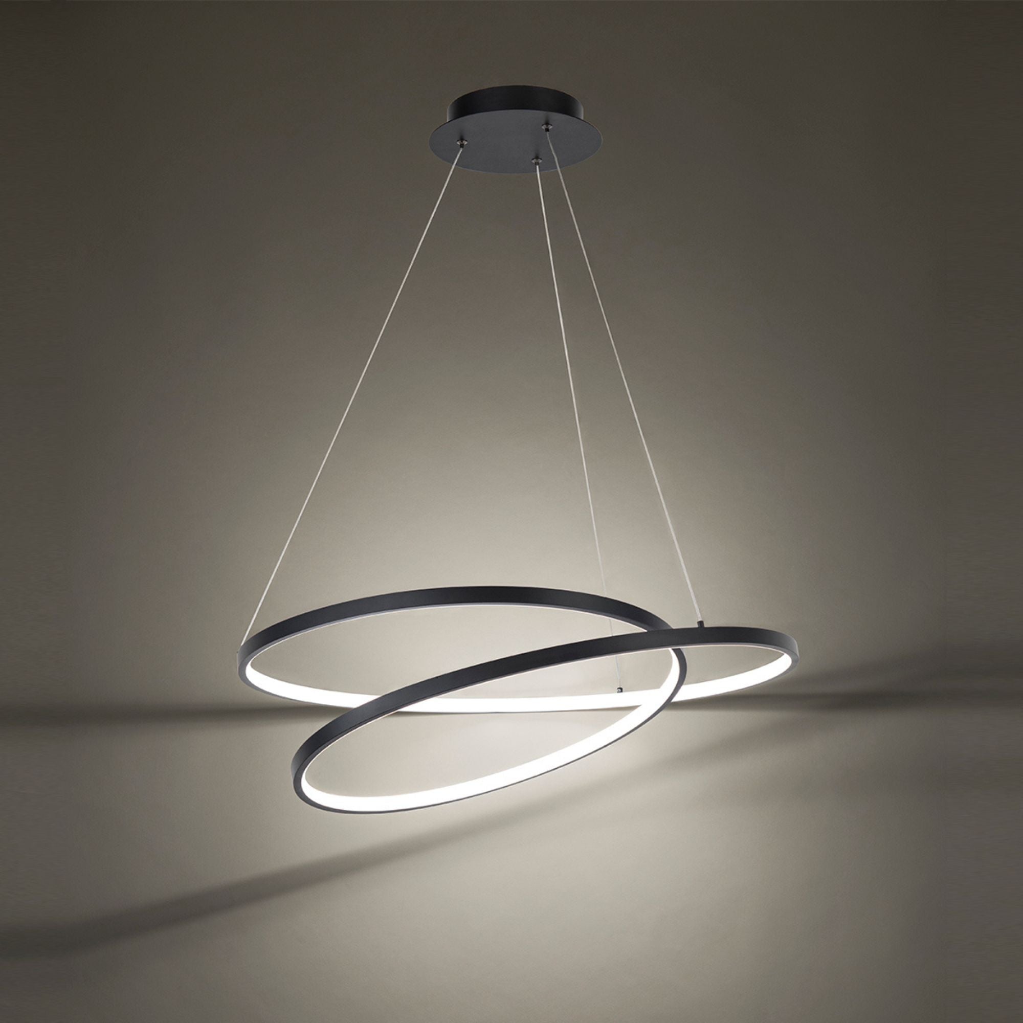 Marques 28" LED Pendant, Black Finish - Bees Lighting