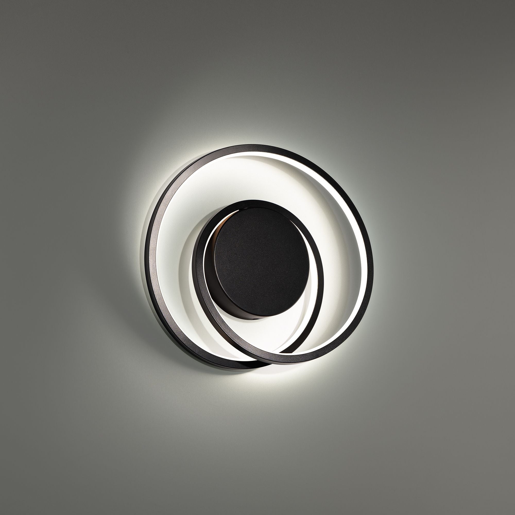 Marques 13" LED Wall Sconce, Black Finish