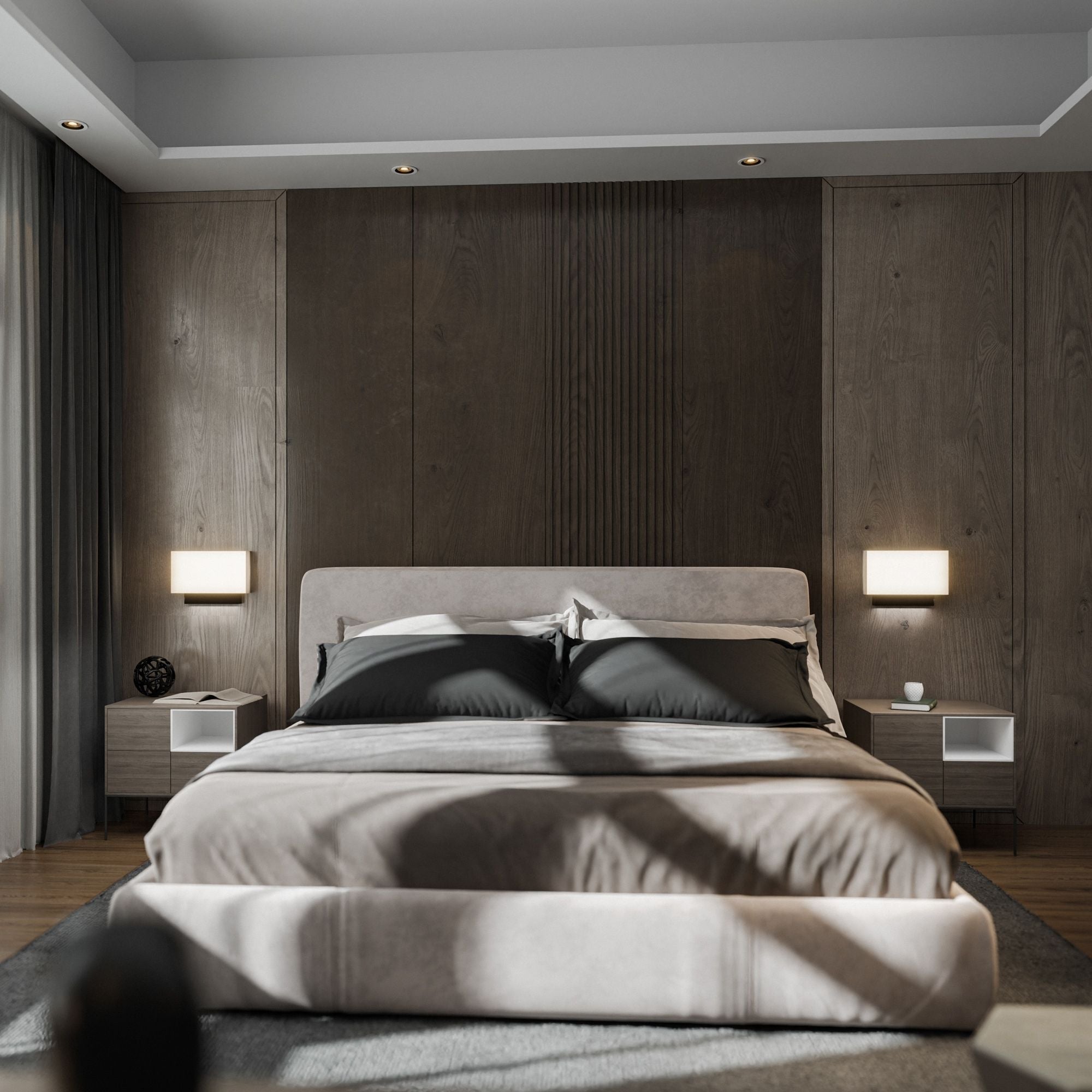 Maven 14" LED Wall Sconce, Black Finish