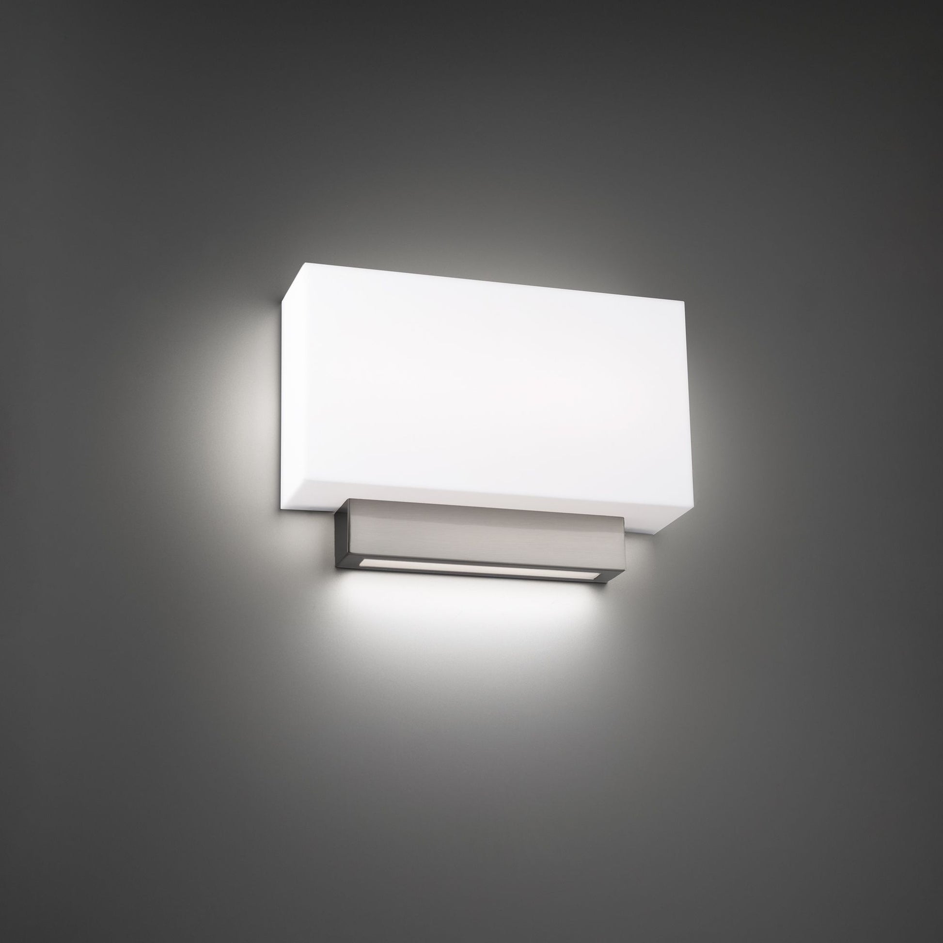 Maven 14" LED Wall Sconce, Brushed Nickel Finish - Bees Lighting