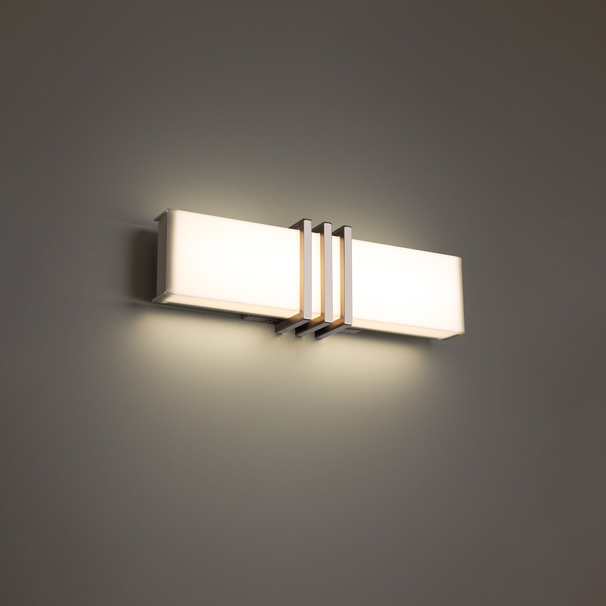 Minibar 18 in. LED Bath Bar 3000K Brushed Nickel finish