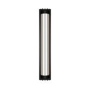 Moline 32" LED Outdoor Wall Sconce, 4CCT, Black Finish
