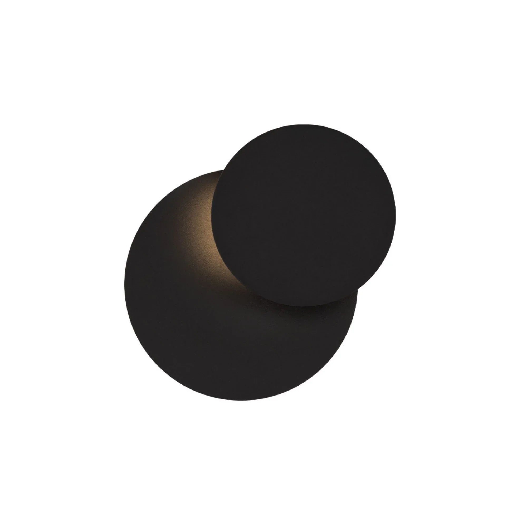Moonglow 7" LED Wall Sconce, 4CCT, Black Finish